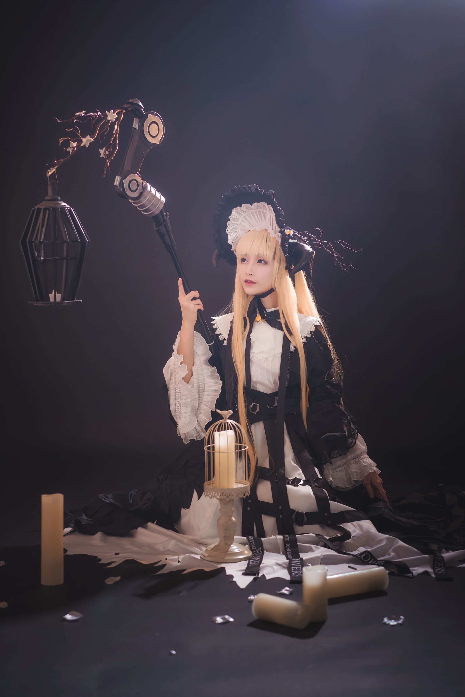 [Cosplay写真] 动漫博主铁板烧鬼舞w – 夜莺 [17P]