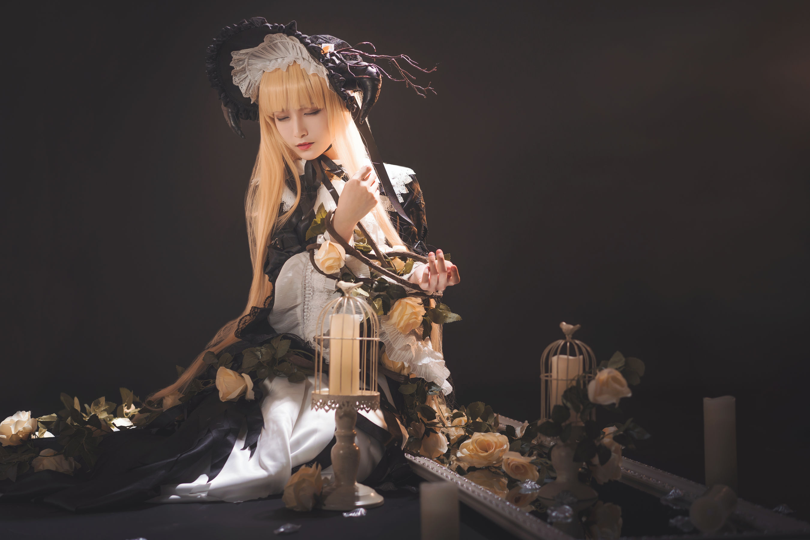 [Cosplay写真] 动漫博主铁板烧鬼舞w – 夜莺 [17P]