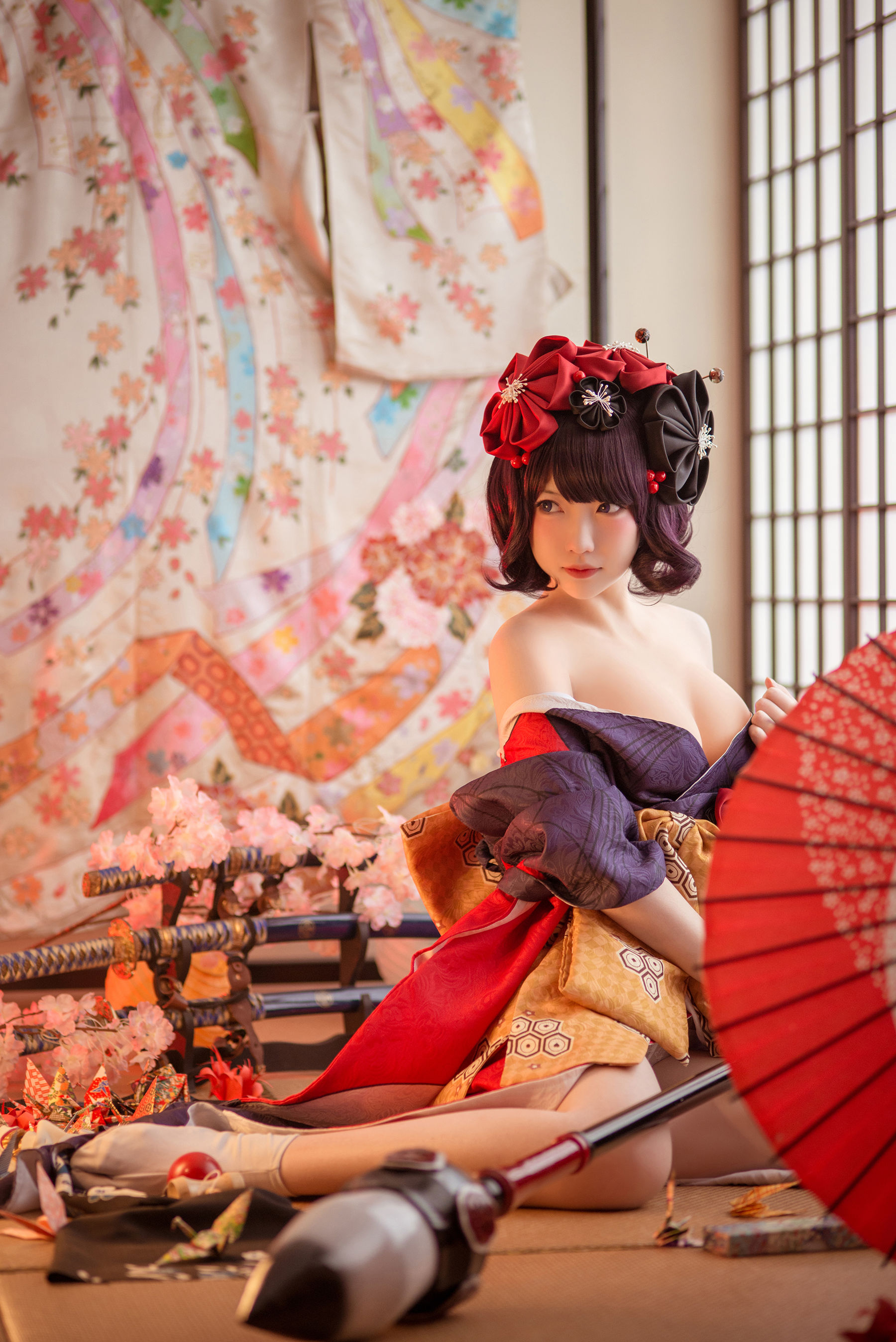 大胸萌妹妖少you1 – 葛饰北斋 [9P]