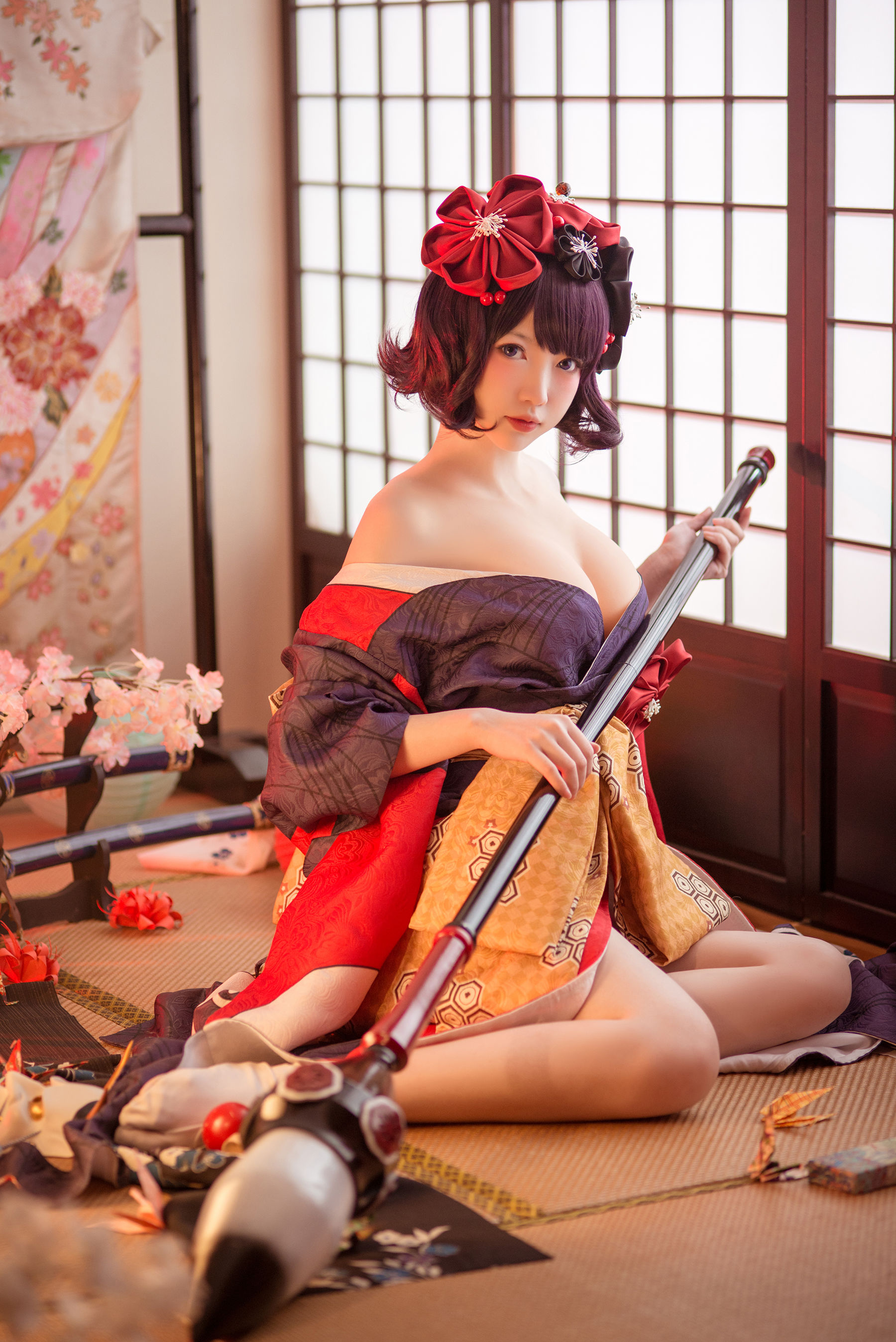 大胸萌妹妖少you1 – 葛饰北斋 [9P]