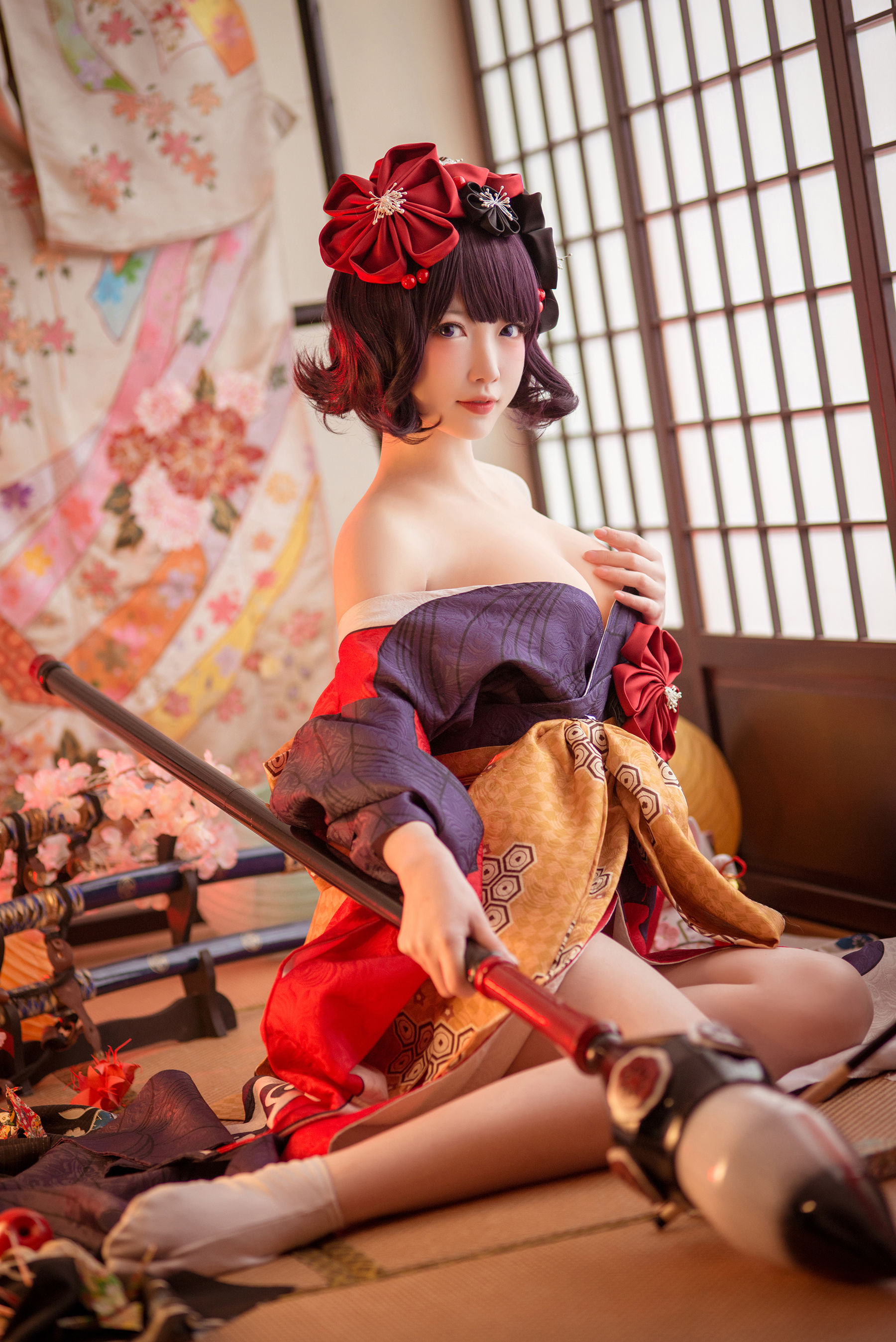 大胸萌妹妖少you1 – 葛饰北斋 [9P]