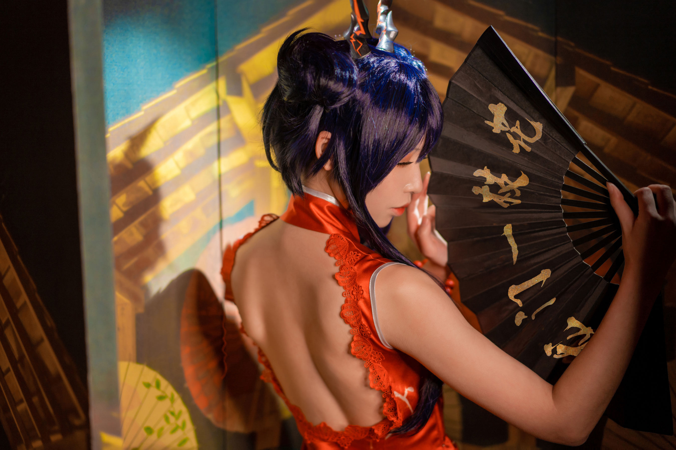 动漫博主爱老师_PhD – 明日方舟 岁红霞 陈cos [16P]