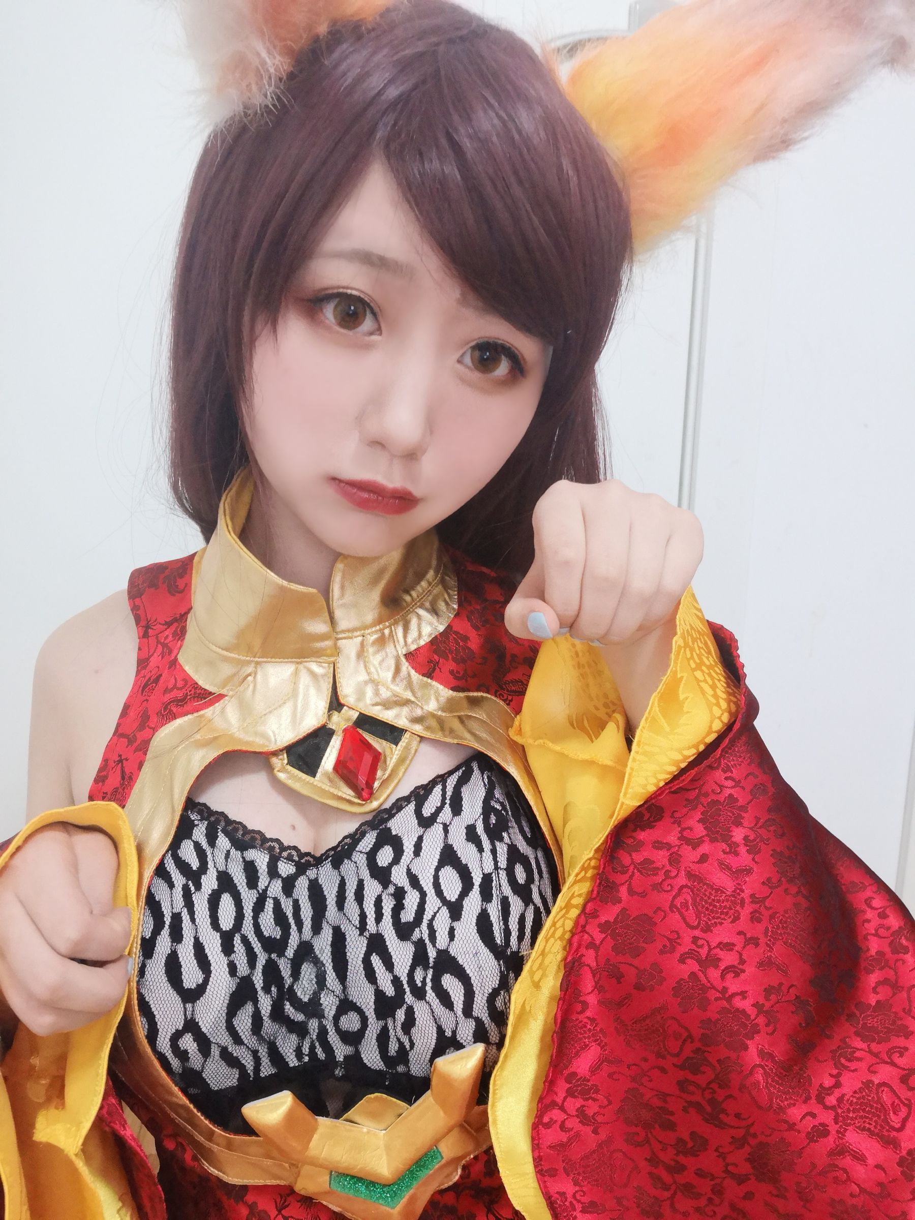 [Cosplay写真] 动漫博主弦音sic – 王者荣耀 妲己 试妆 [6P]