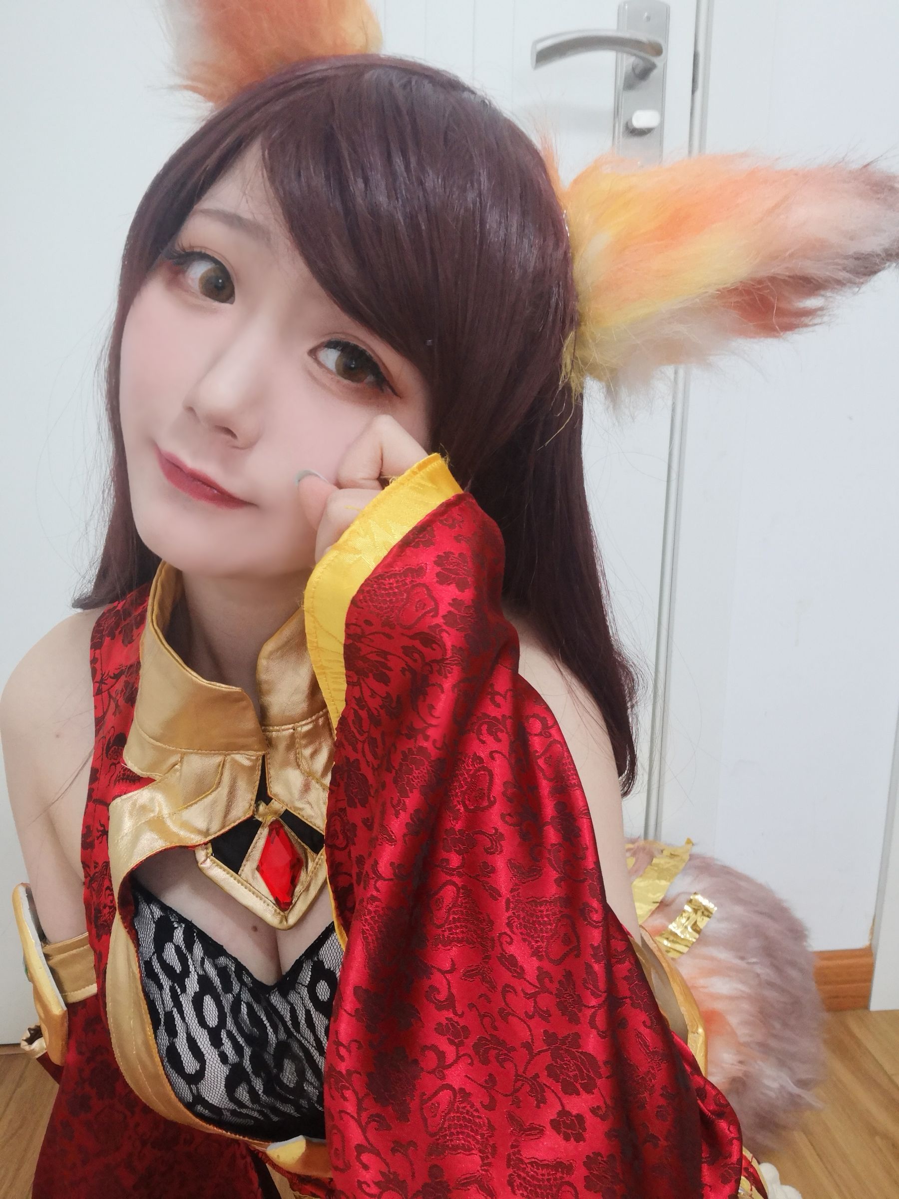 [Cosplay写真] 动漫博主弦音sic – 王者荣耀 妲己 试妆 [6P]