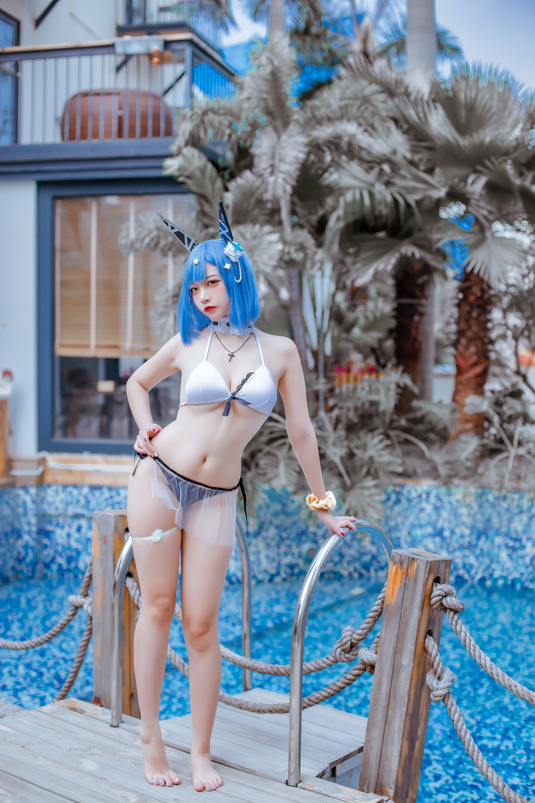 人气Coser二佐Nisa – 碧蓝 加斯科涅 [16P]