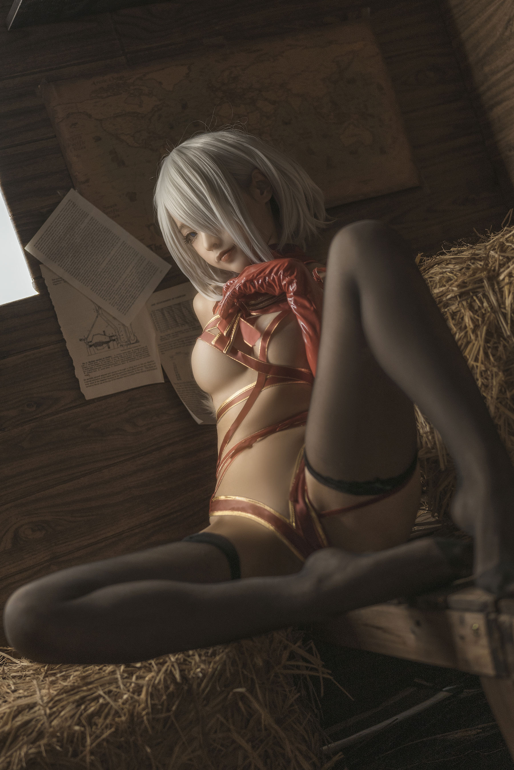 动漫博主蠢沫沫 – 2B圣诞 [70P]