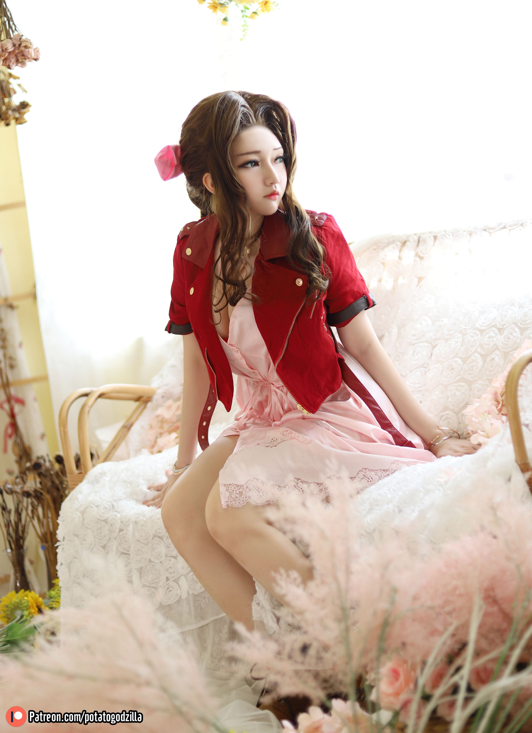 Coser小姐姐Potato Godzilla – Aeris [74P]