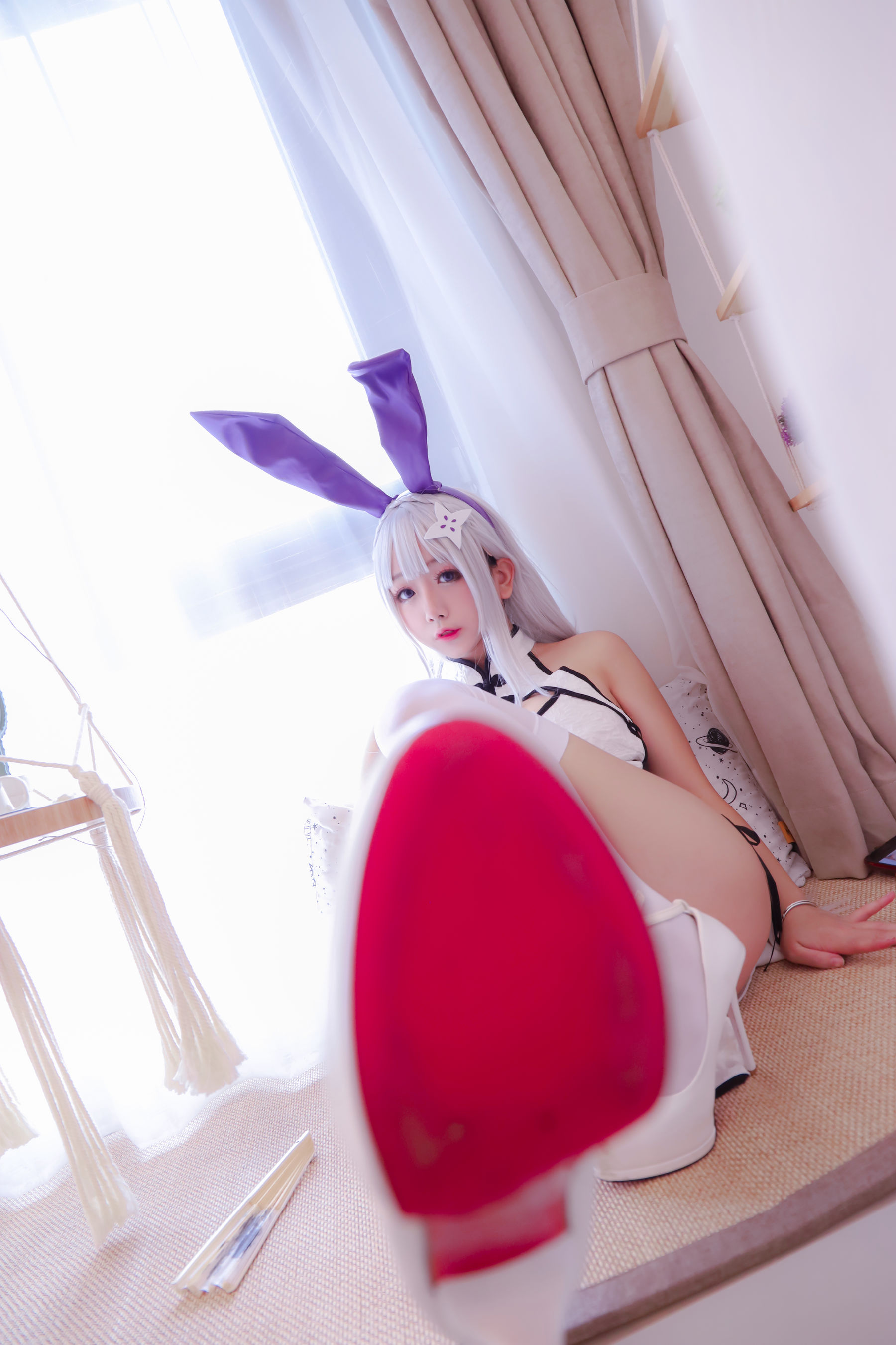 Cosplay日奈娇 白旗袍 [42P]