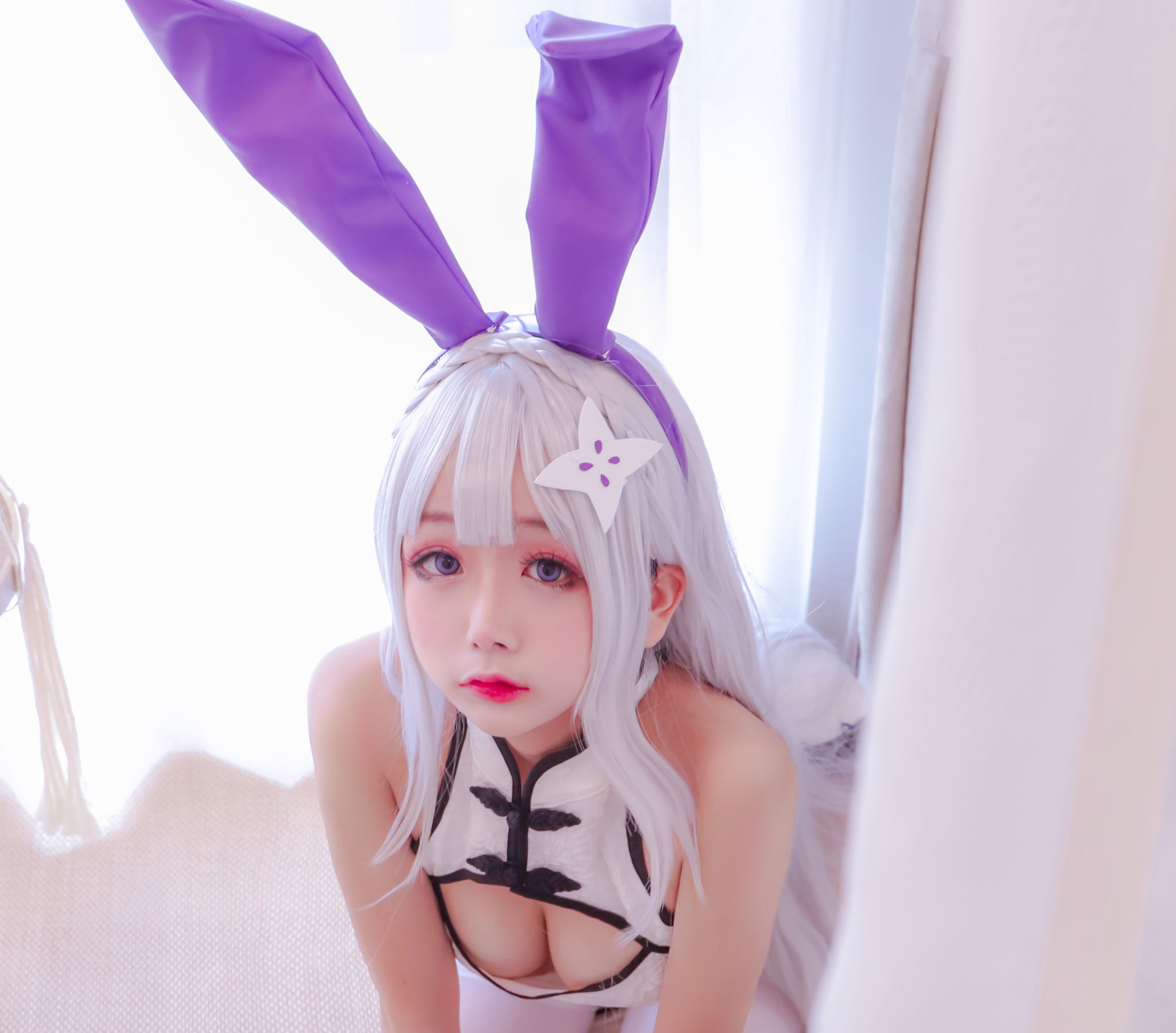 Cosplay日奈娇 白旗袍 [42P]