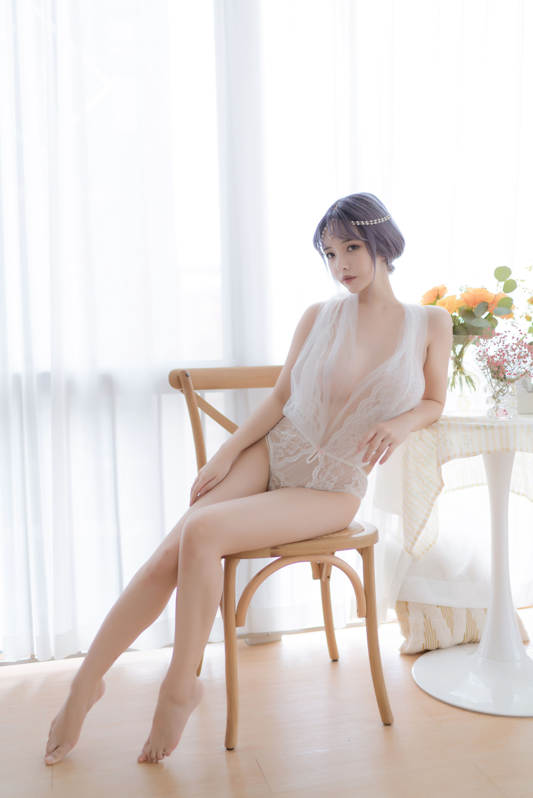 动漫博主雯妹 – 白色希腊 [36P]