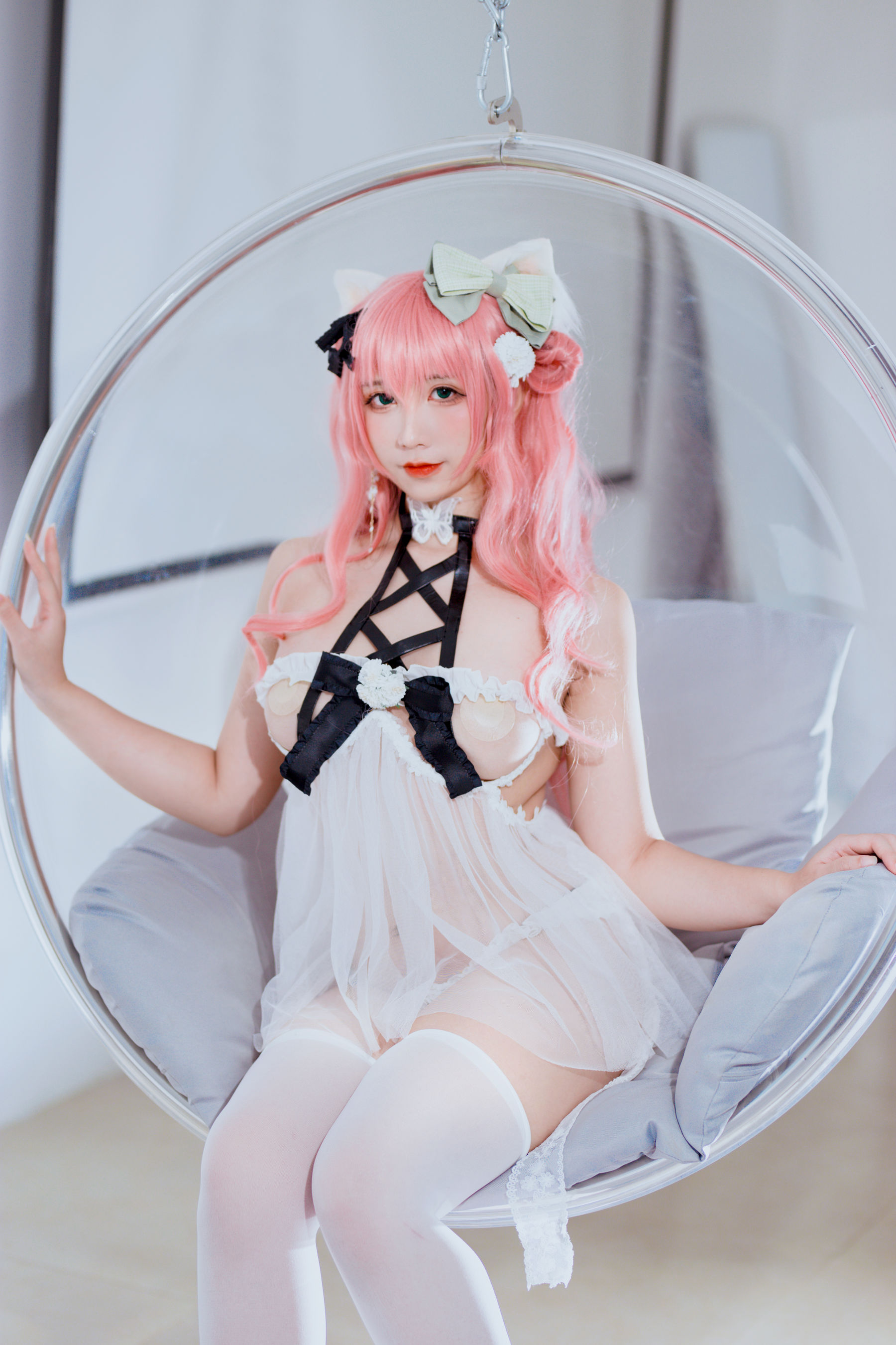 动漫博主九曲Jean – 粉发妹妹 [38P]