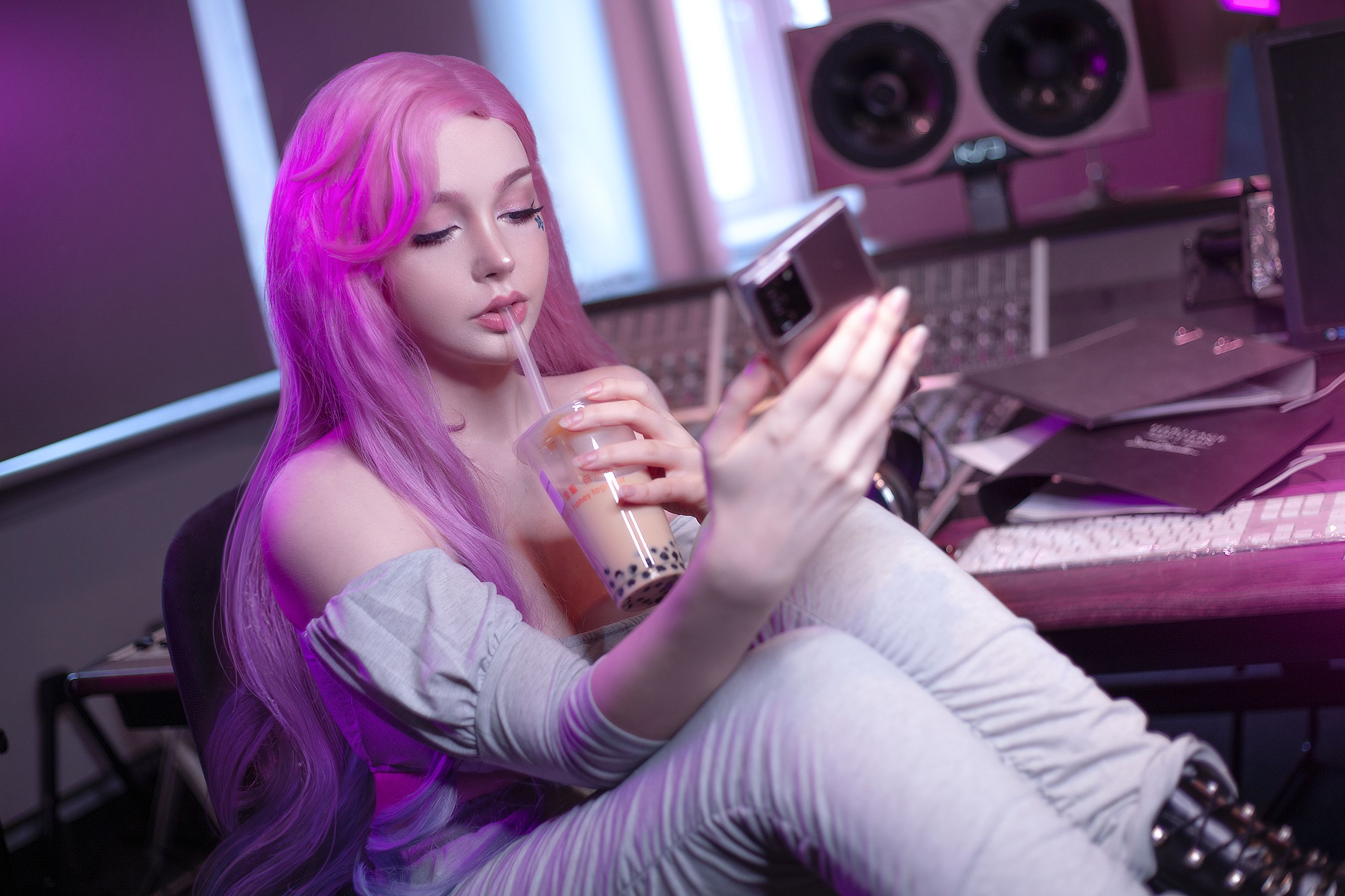 国外美女SayaTheFox – KDA [10P]