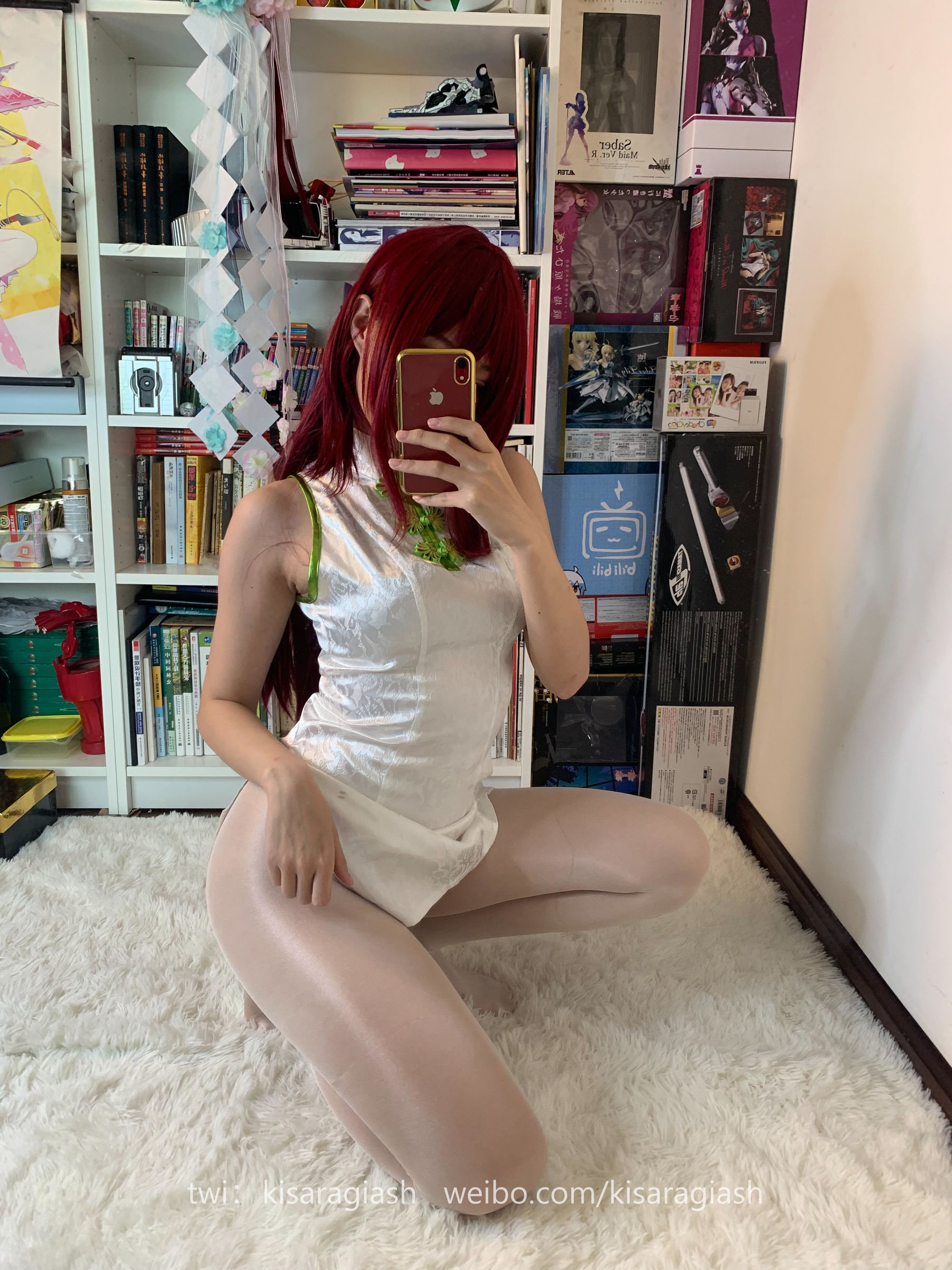 动漫博主如月灰 – 斯卡哈旗袍 [120P]