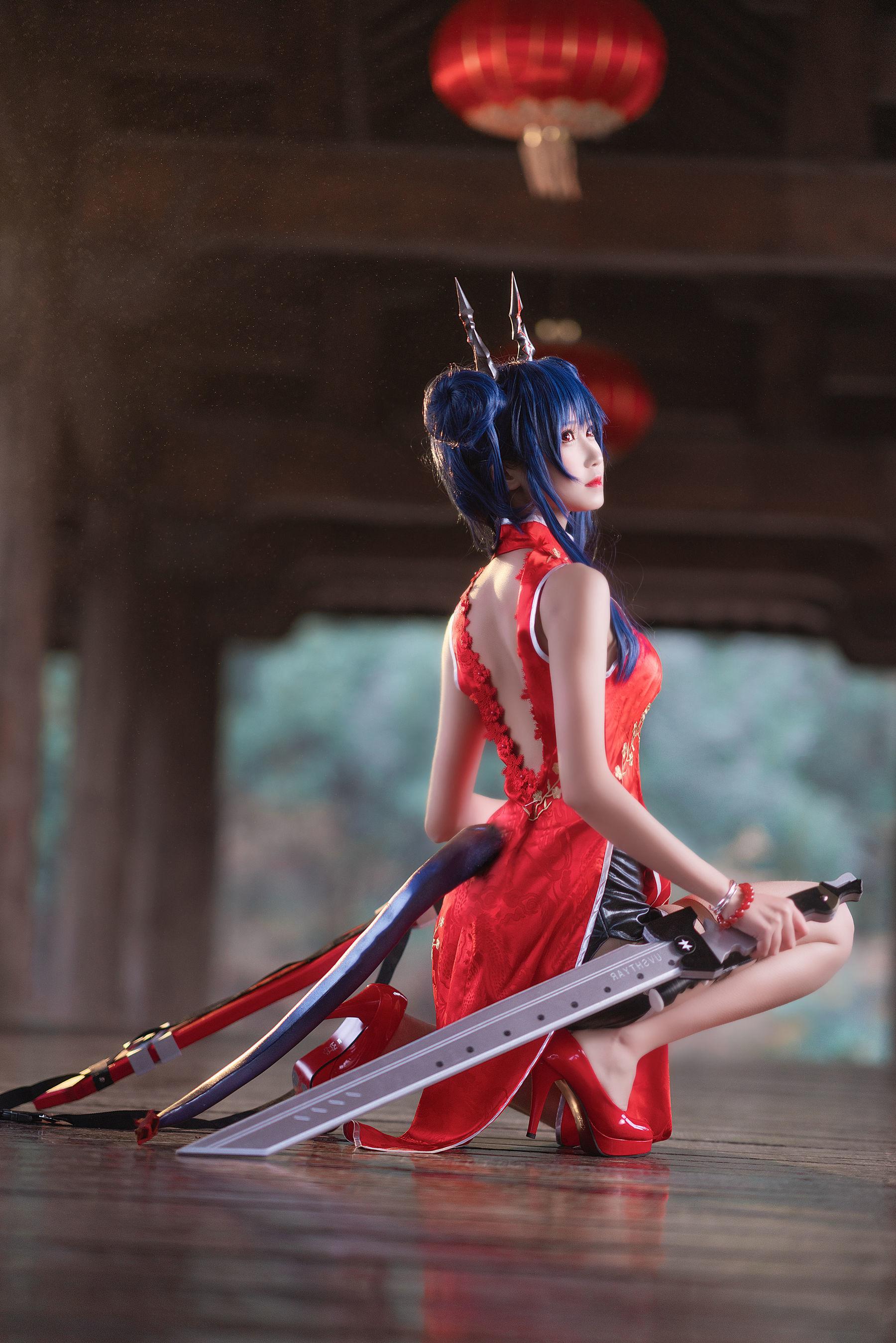 微博妹子三度_69 明日方舟 旗袍 [13P]