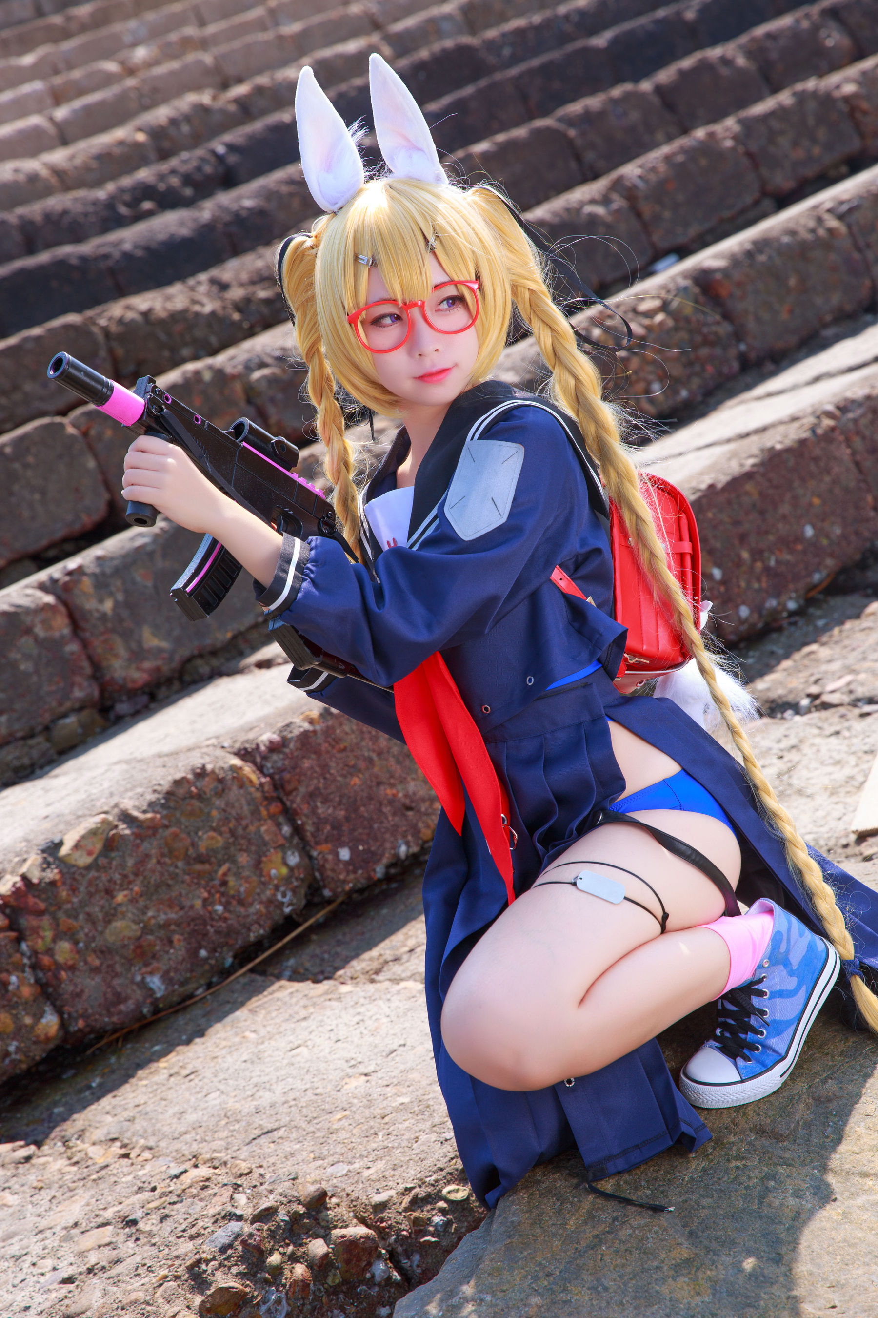 动漫博主G44不会受伤 – 旋风校服 [21P]