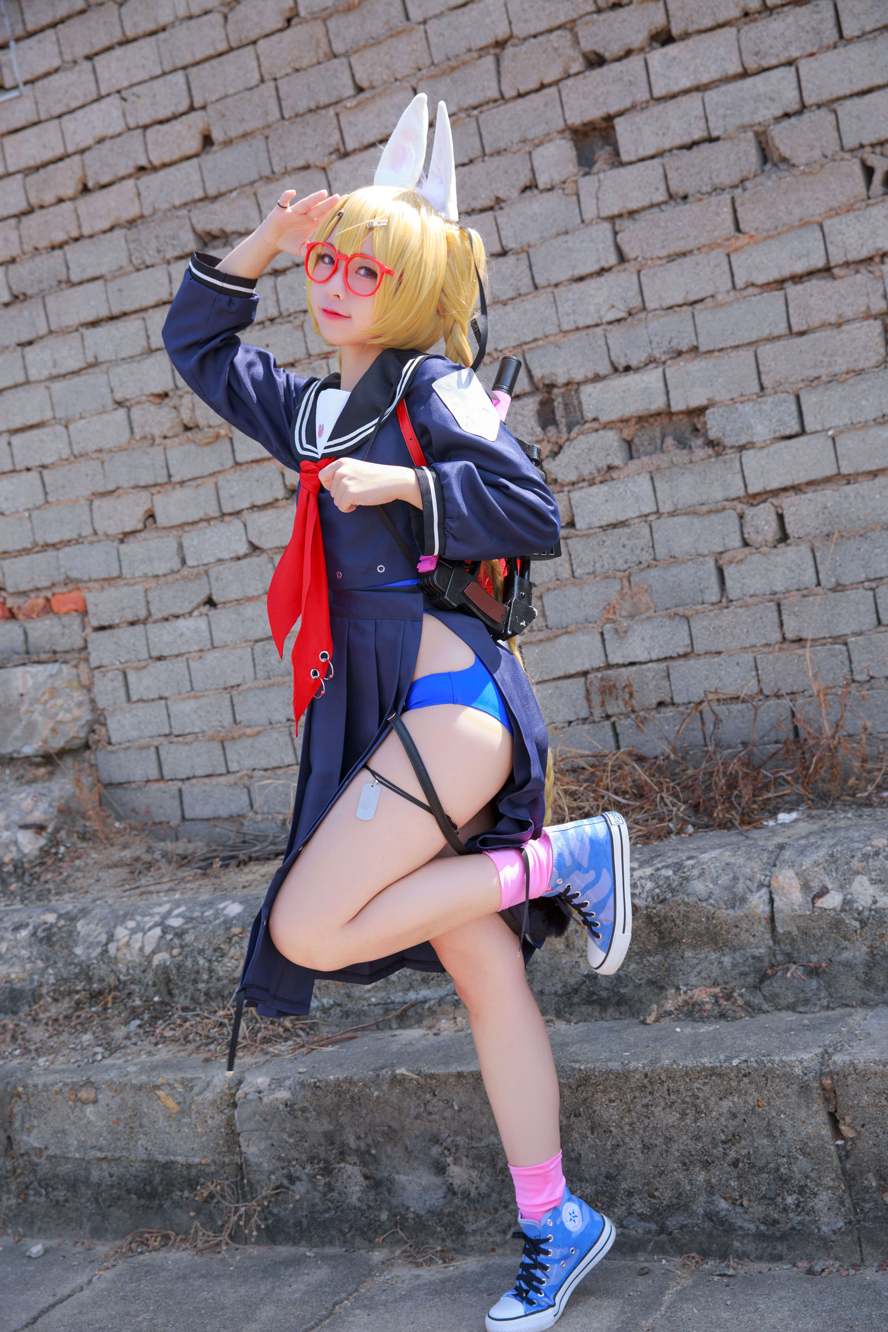 动漫博主G44不会受伤 – 旋风校服 [21P]