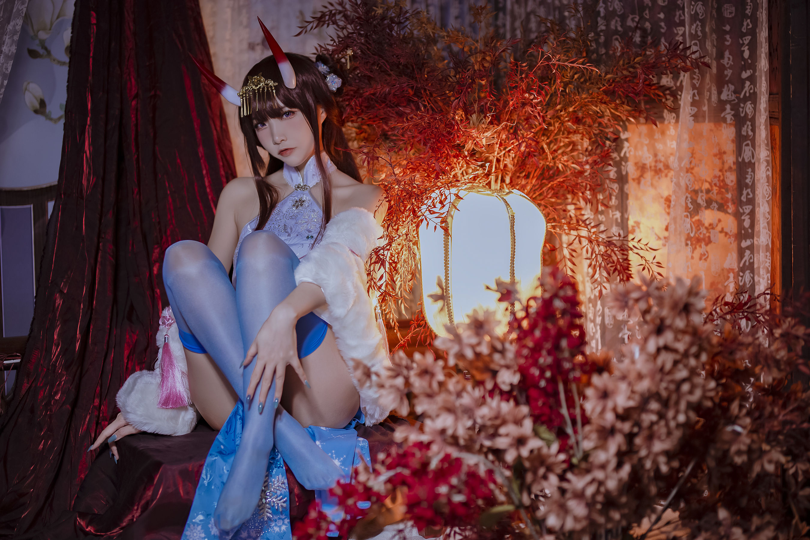 人气Coser二佐Nisa – 碧蓝航线 能代旗袍 [18P]