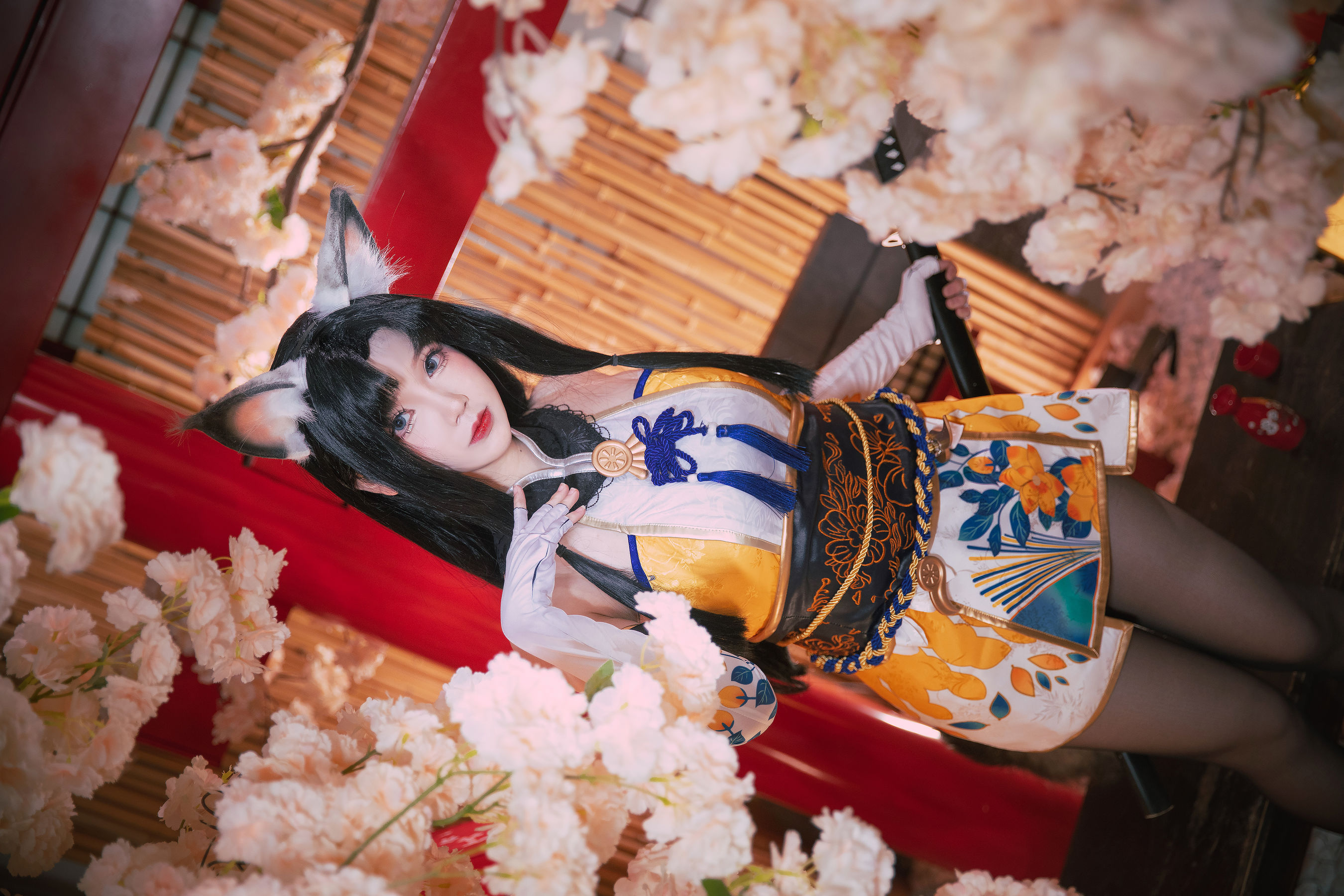 动漫博主雪晴Astra – 永劫无间 黑丝胡桃 [12P]