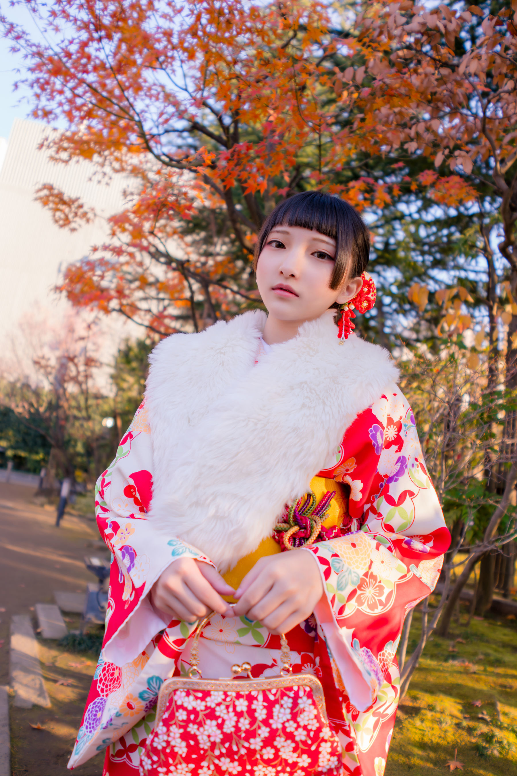 [Fantasy Factory] 小丁Cosplay – 和服 猫女女仆 [70P]