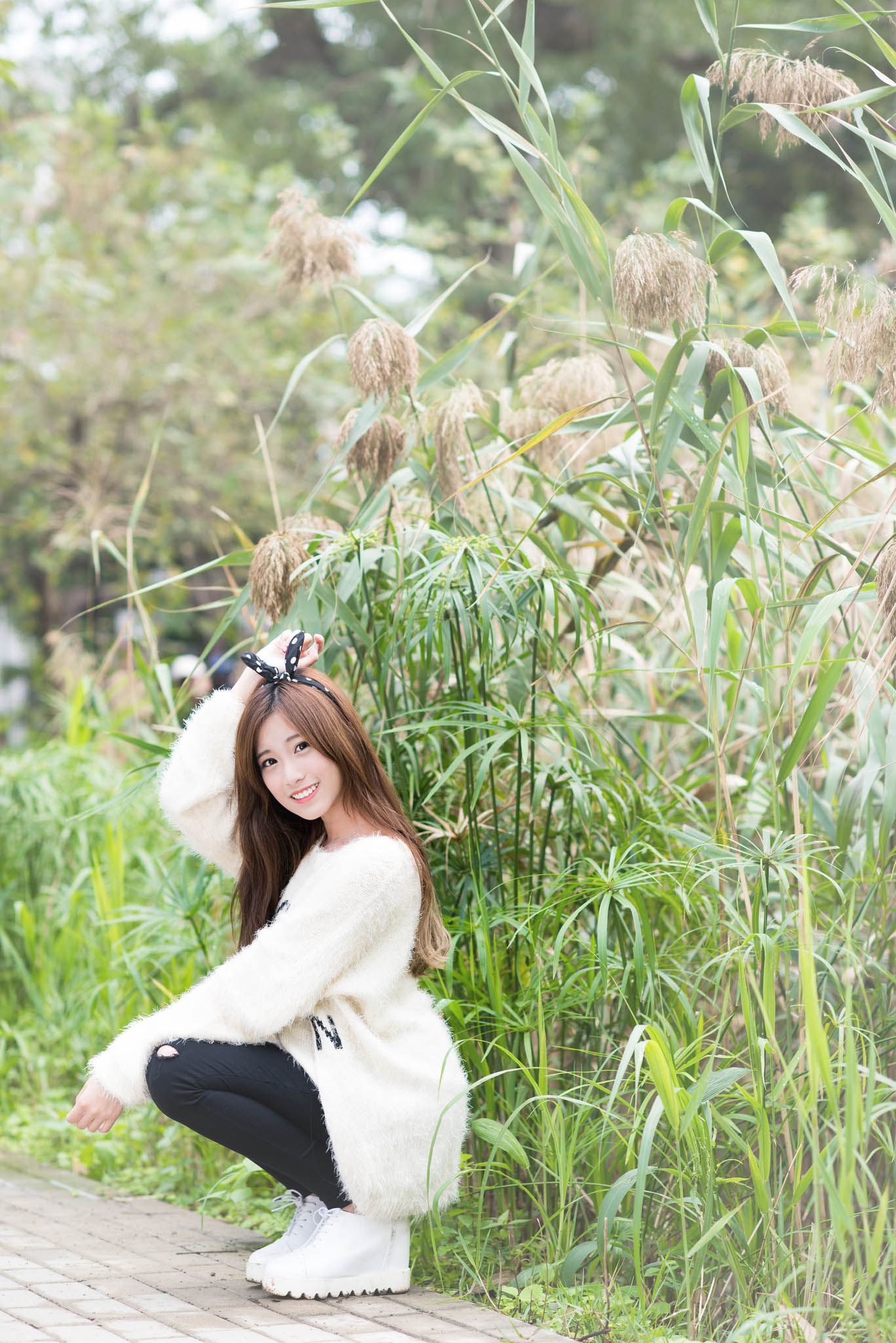 宅男女神张楚珊《外拍甜美蝴蝶节妹子》 [50P]