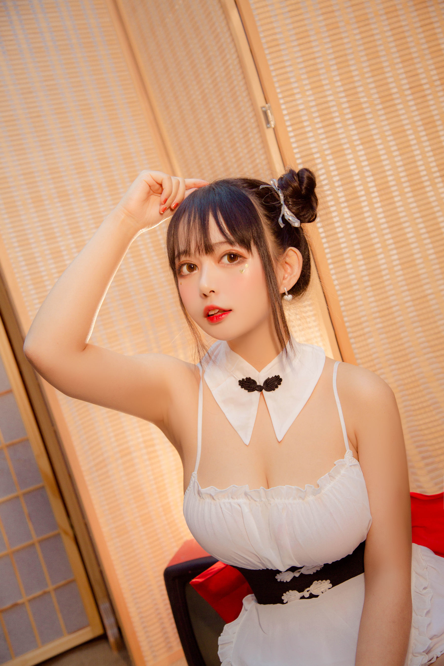 大眼萌妹黑猫猫OvO 中华风 [15P]