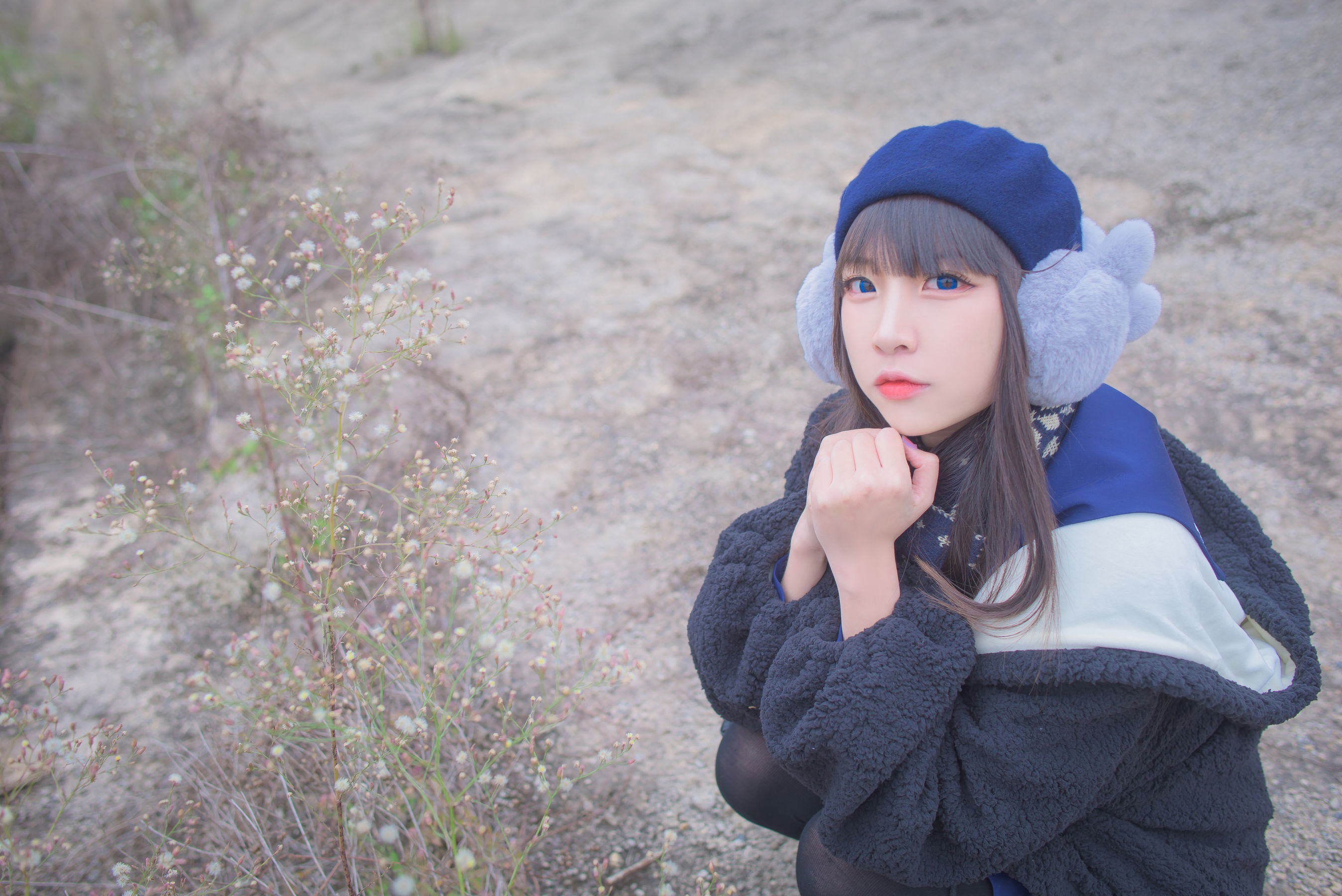 [Cosplay写真] 人气Coser二佐Nisa – 初春外拍 [9P]