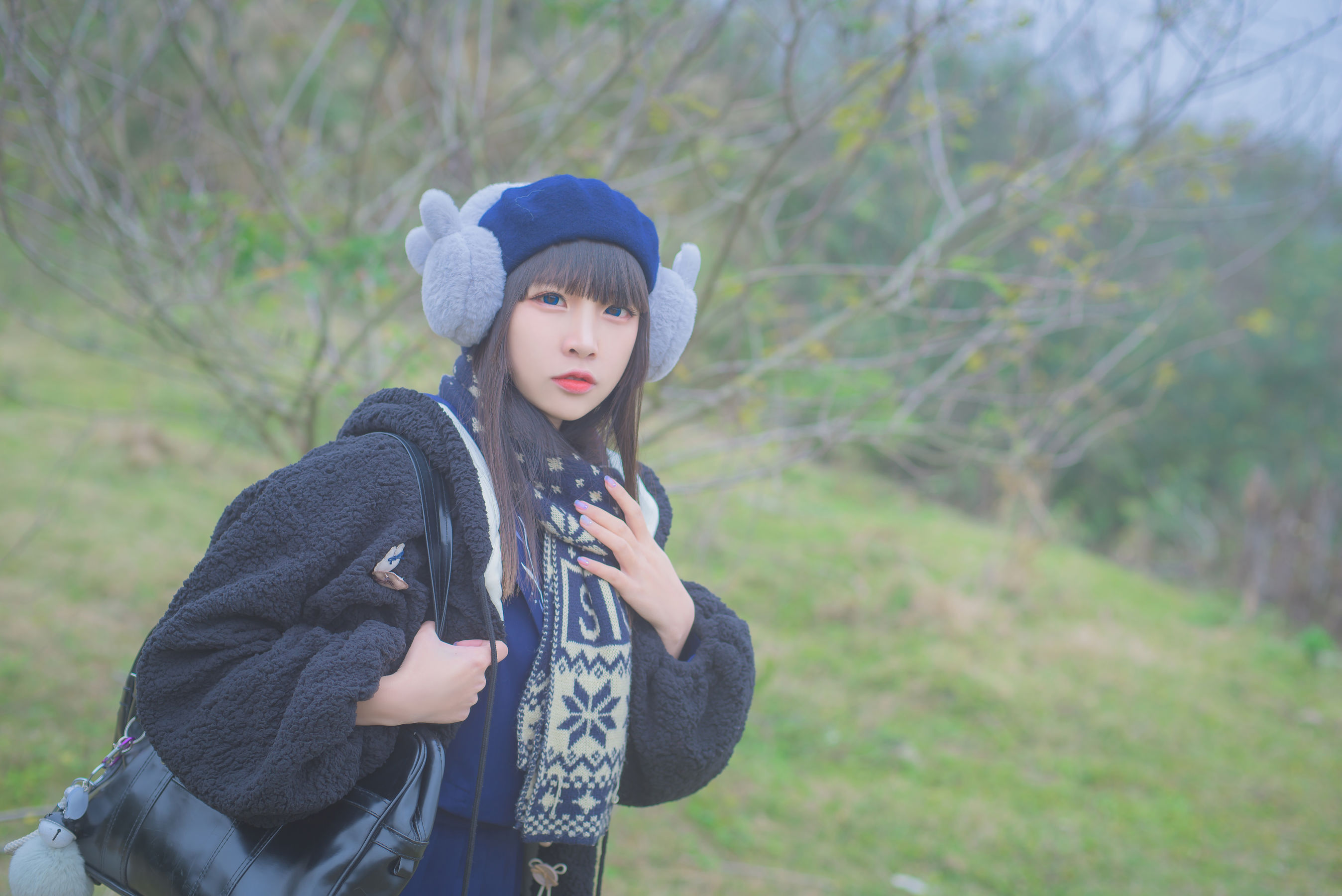 [Cosplay写真] 人气Coser二佐Nisa – 初春外拍 [9P]