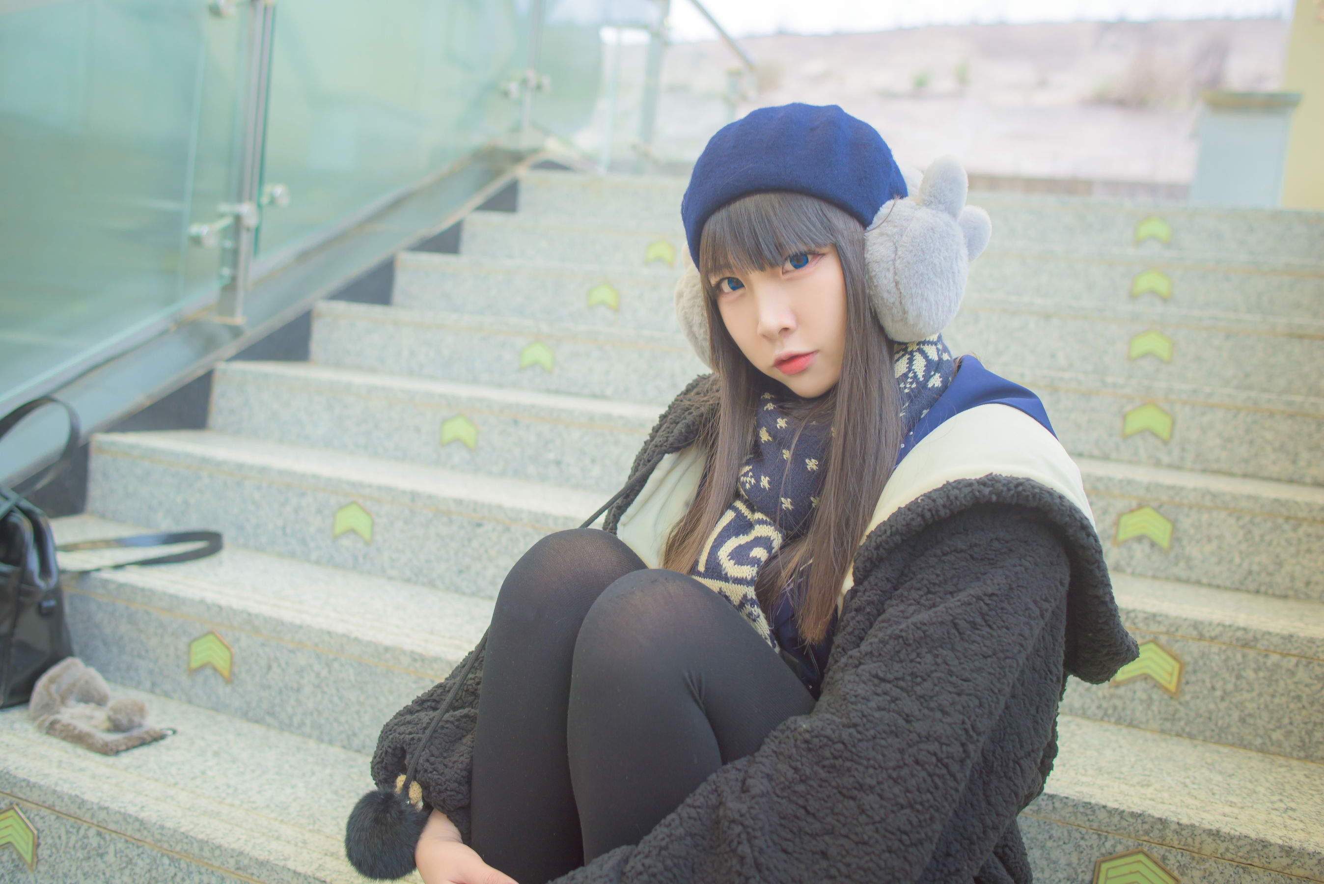 [Cosplay写真] 人气Coser二佐Nisa – 初春外拍 [9P]