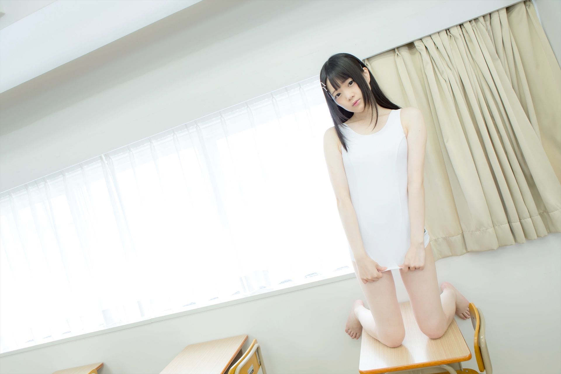 [まきろん。]君夏 – 君と僕の夏休み 白スク [80P]