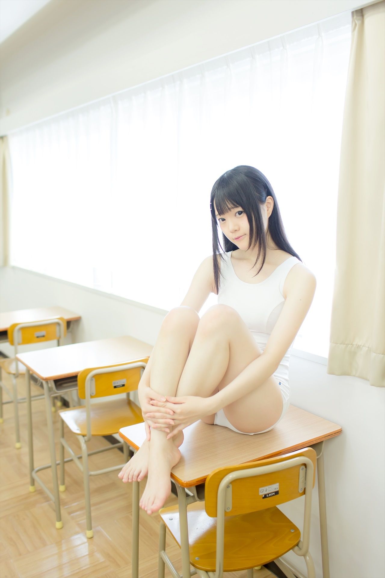 [まきろん。]君夏 – 君と僕の夏休み 白スク [80P]