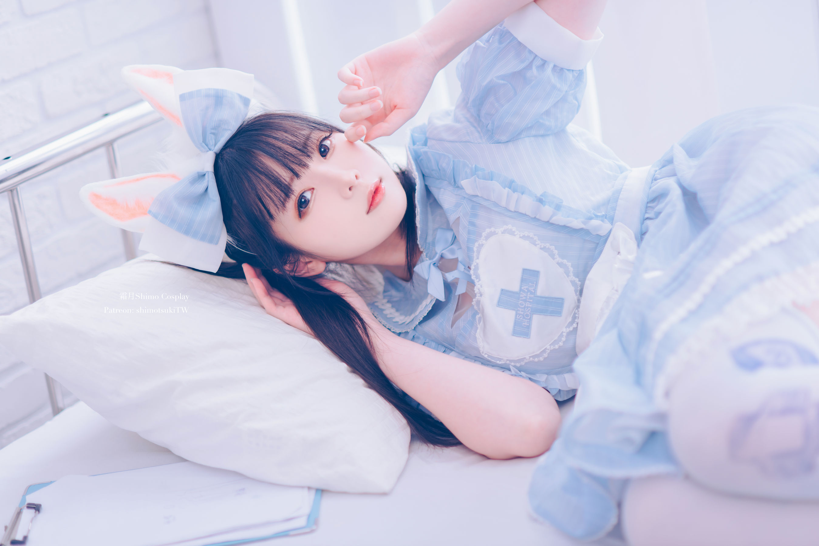 微博妹纸霜月shimo – 女仆裙 [14P]