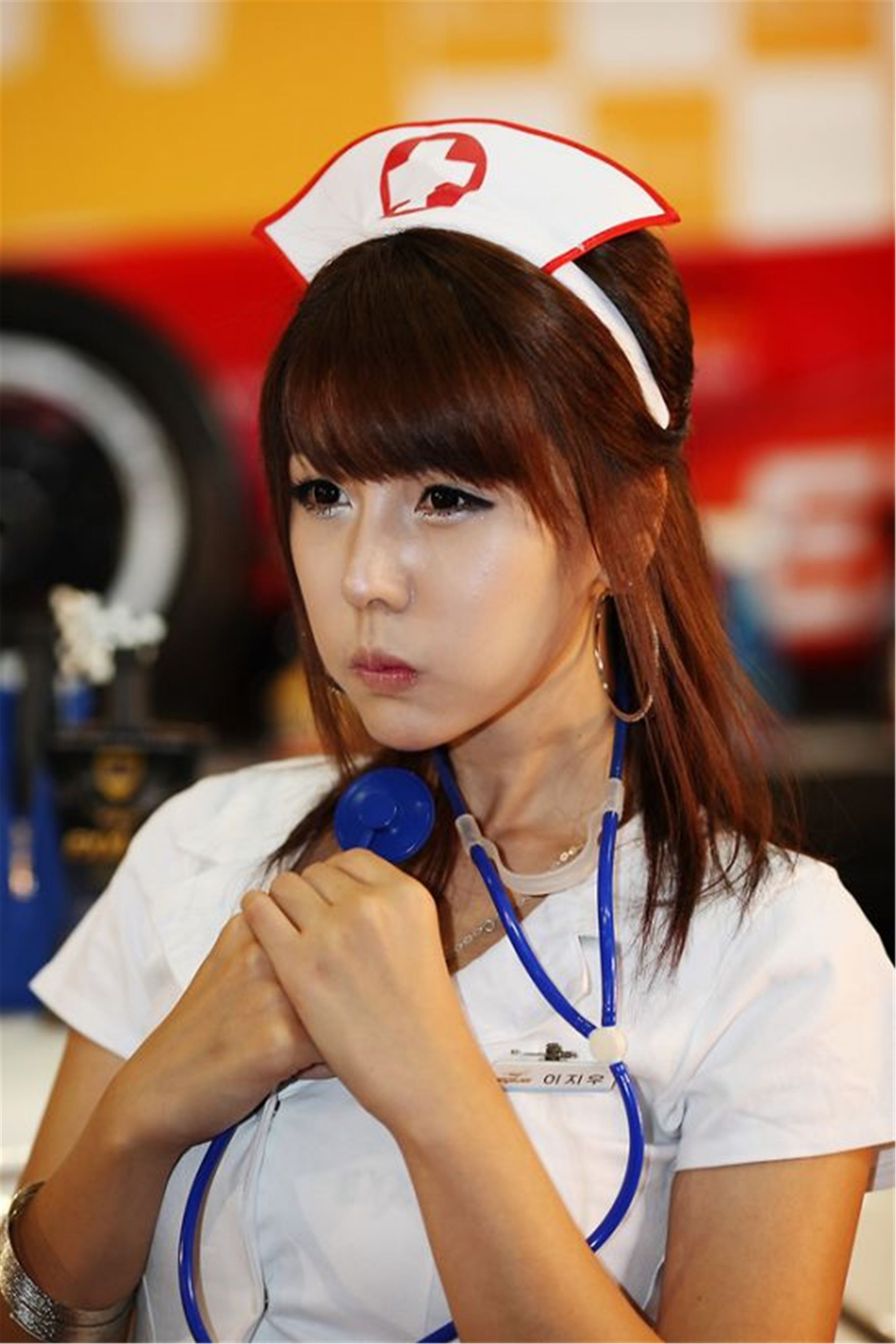 韩国车模李智友 @@@ 《EXXLAN之护士装系列》 [28P]