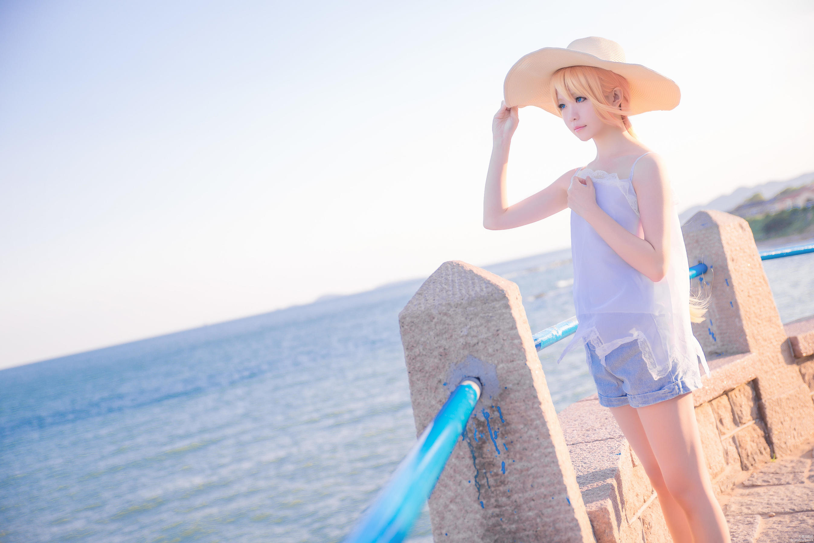 Coser小姐姐星之迟迟 刀剑乱舞COS乱藤四郎 [28P]