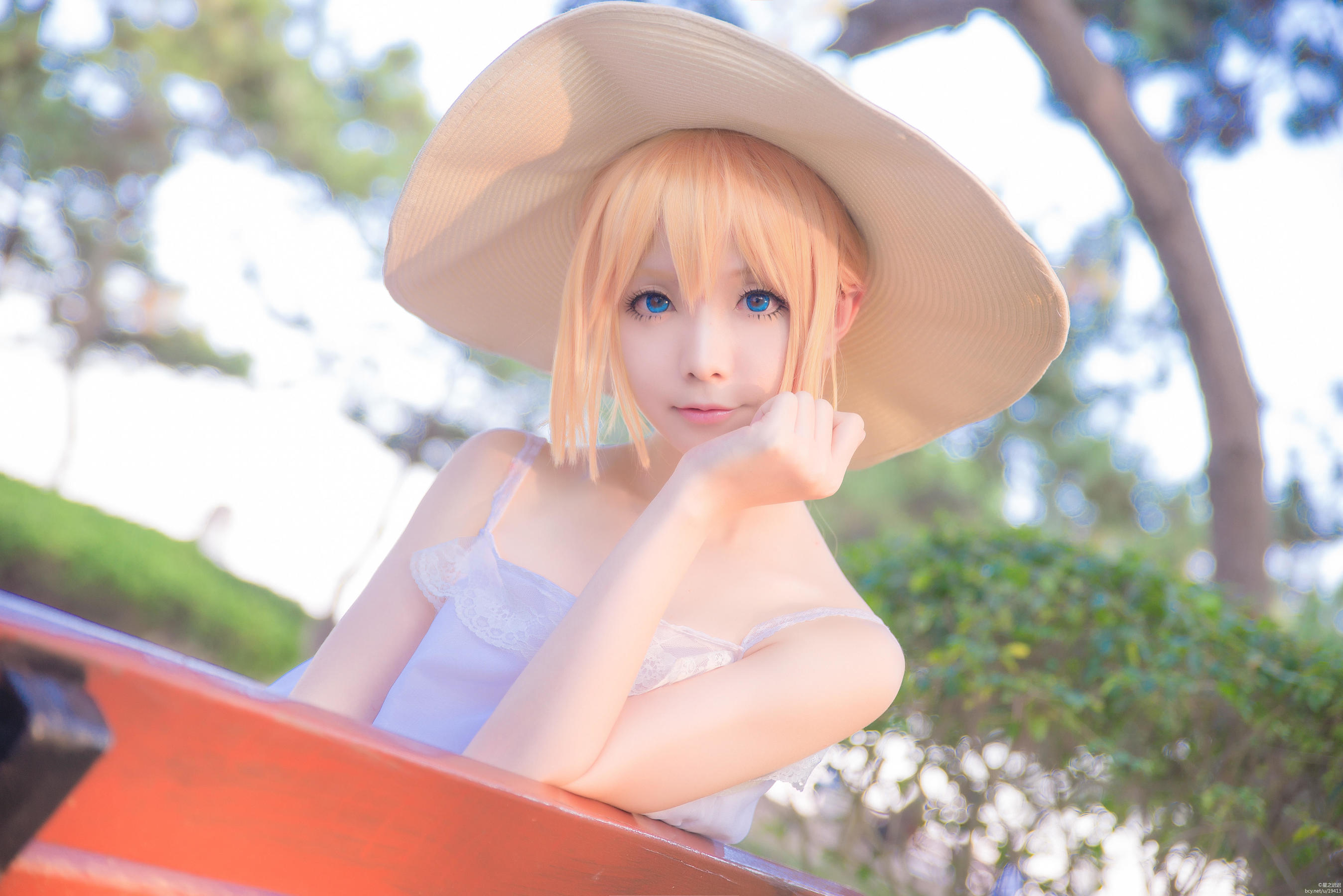 Coser小姐姐星之迟迟 刀剑乱舞COS乱藤四郎 [28P]