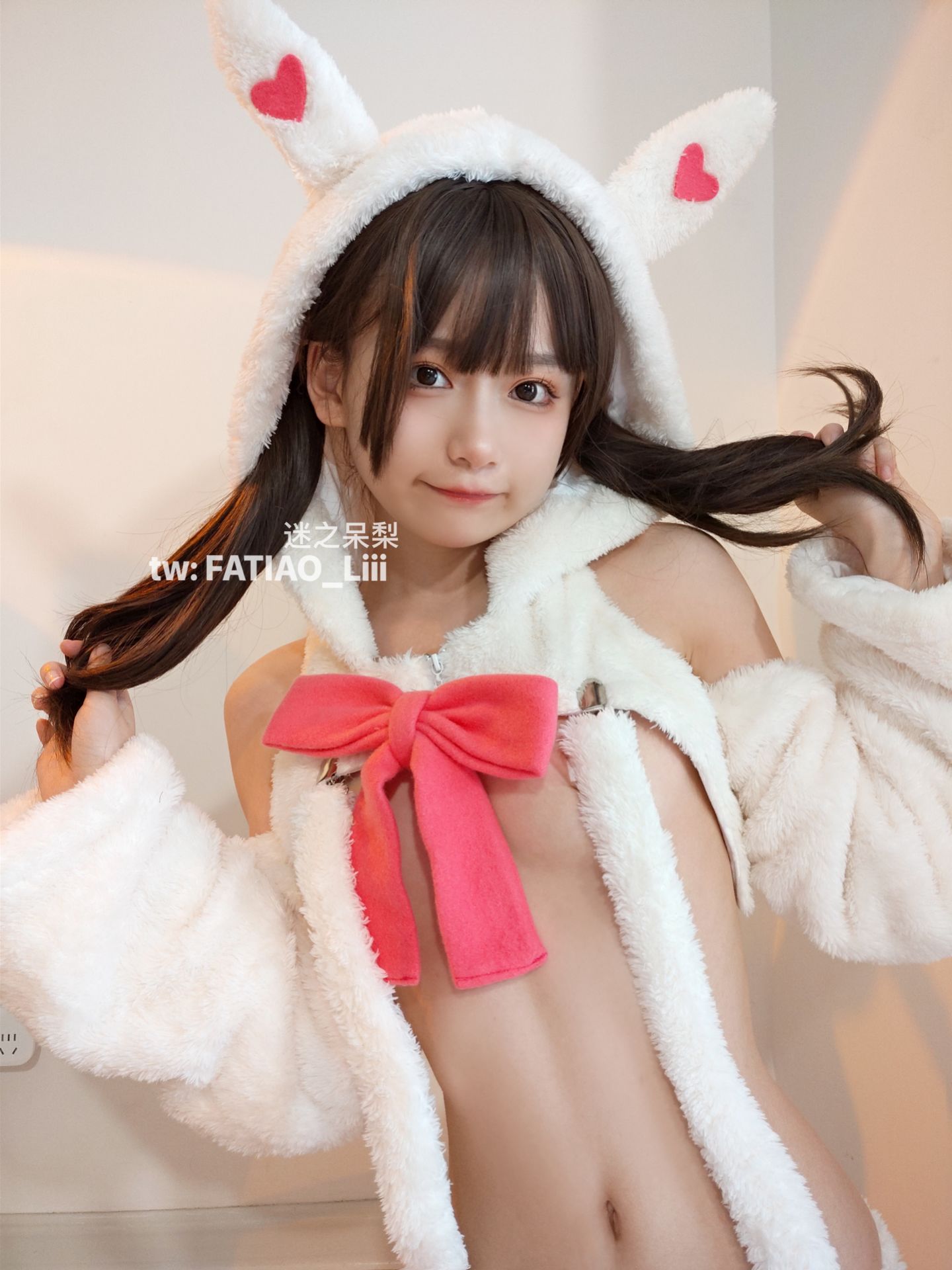 迷之呆梨(发条少女)[fantia] – 装扮成兔子 [16P]