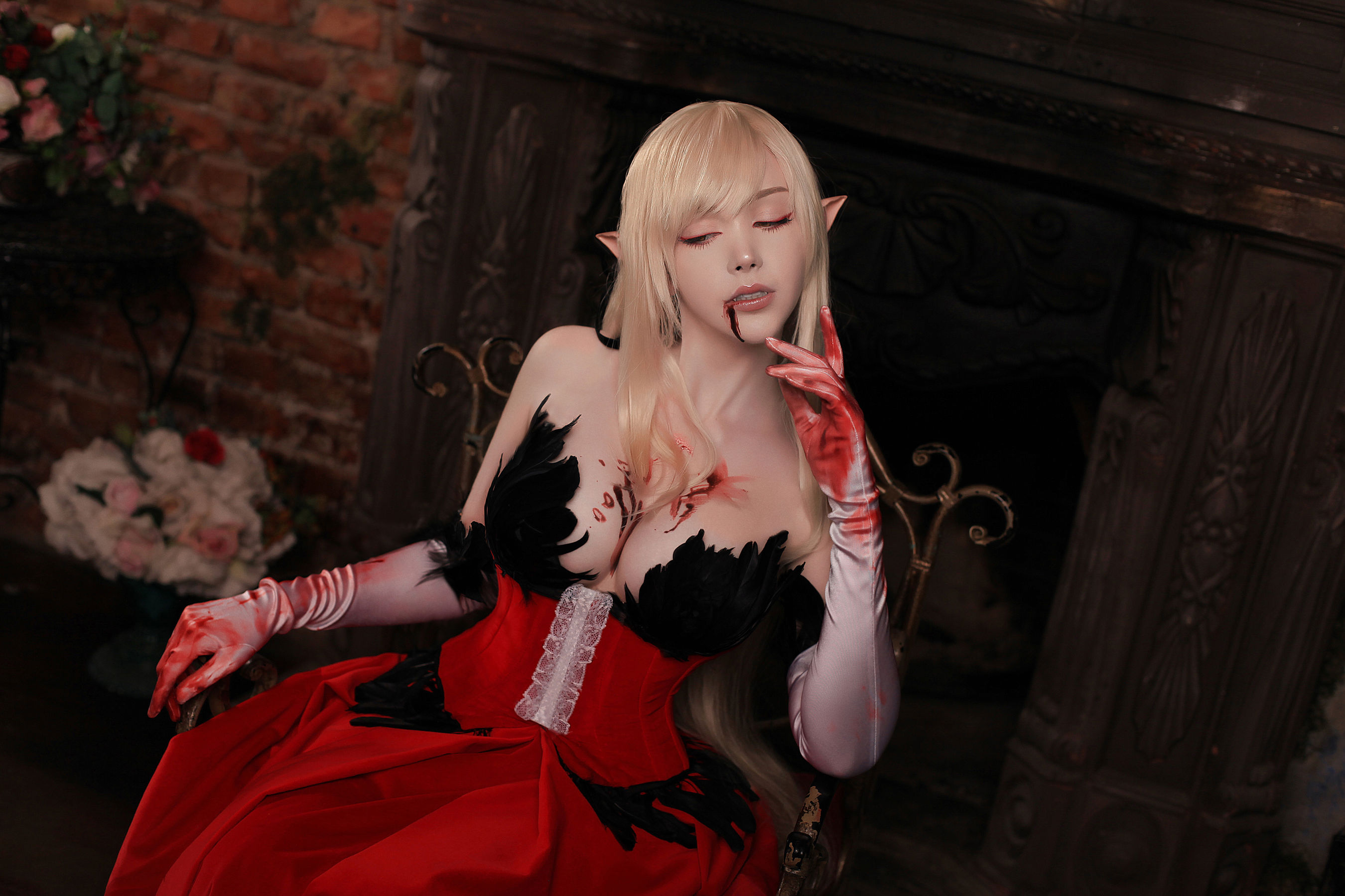 国外美女SayaTheFox – 忍野忍 [10P]