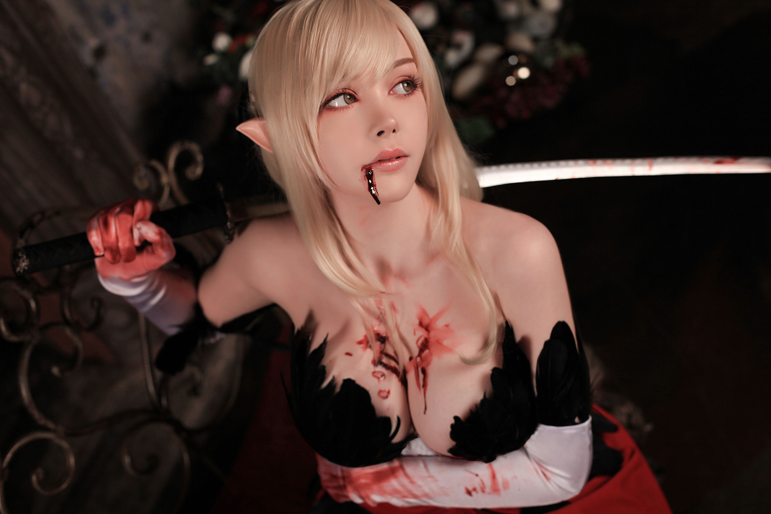 国外美女SayaTheFox – 忍野忍 [10P]