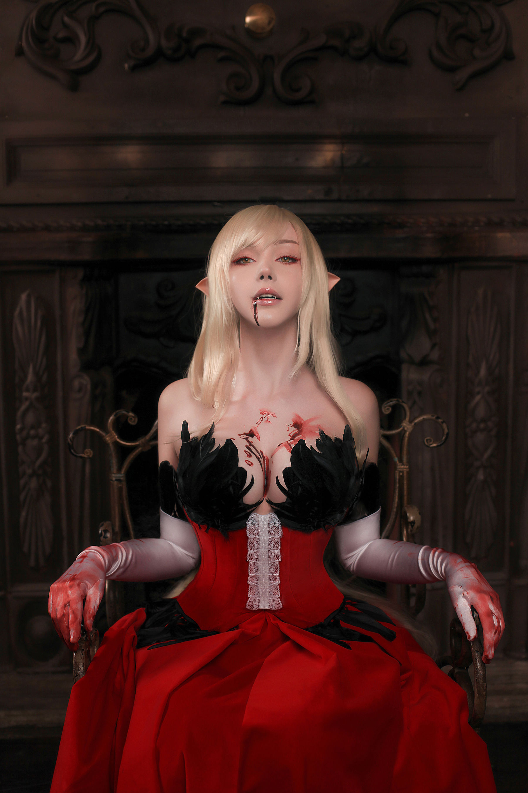 国外美女SayaTheFox – 忍野忍 [10P]