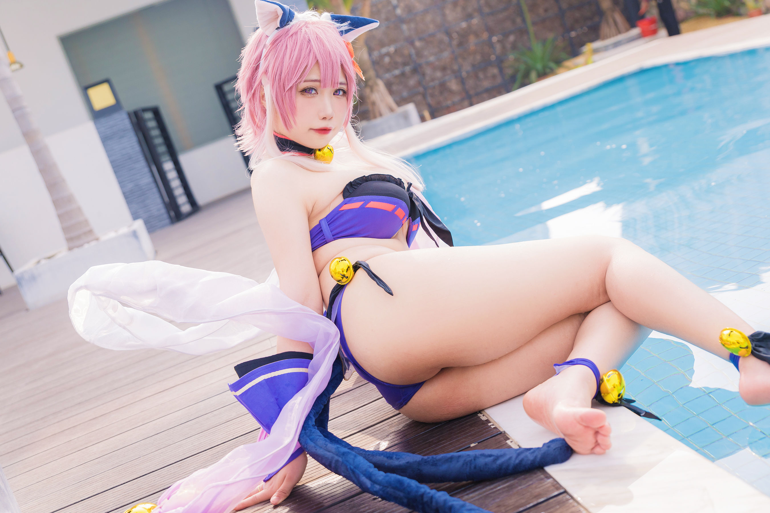 贞子蜜桃 – 九月舰长 宮坂珠希泳装 [30P]