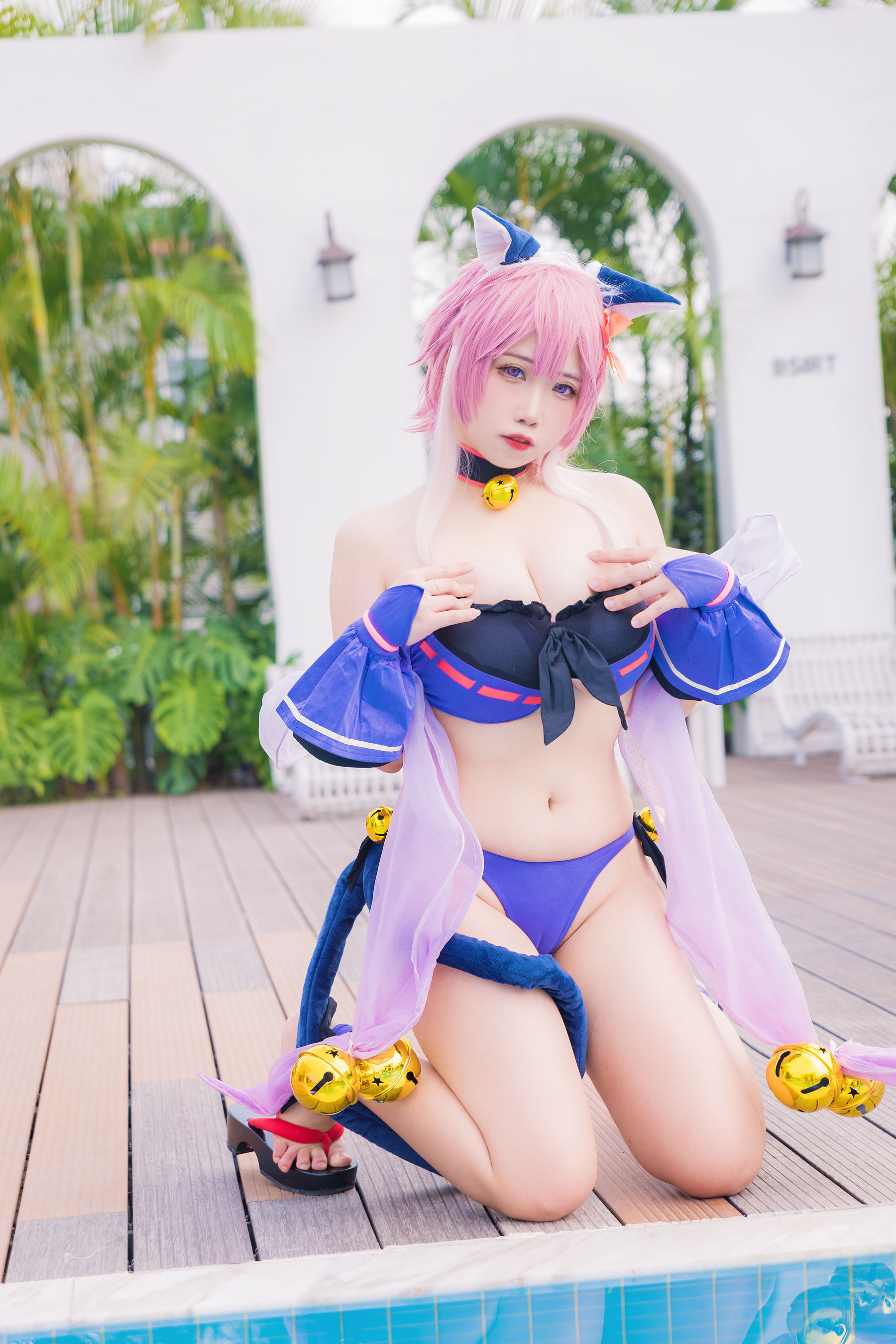 贞子蜜桃 – 九月舰长 宮坂珠希泳装 [30P]