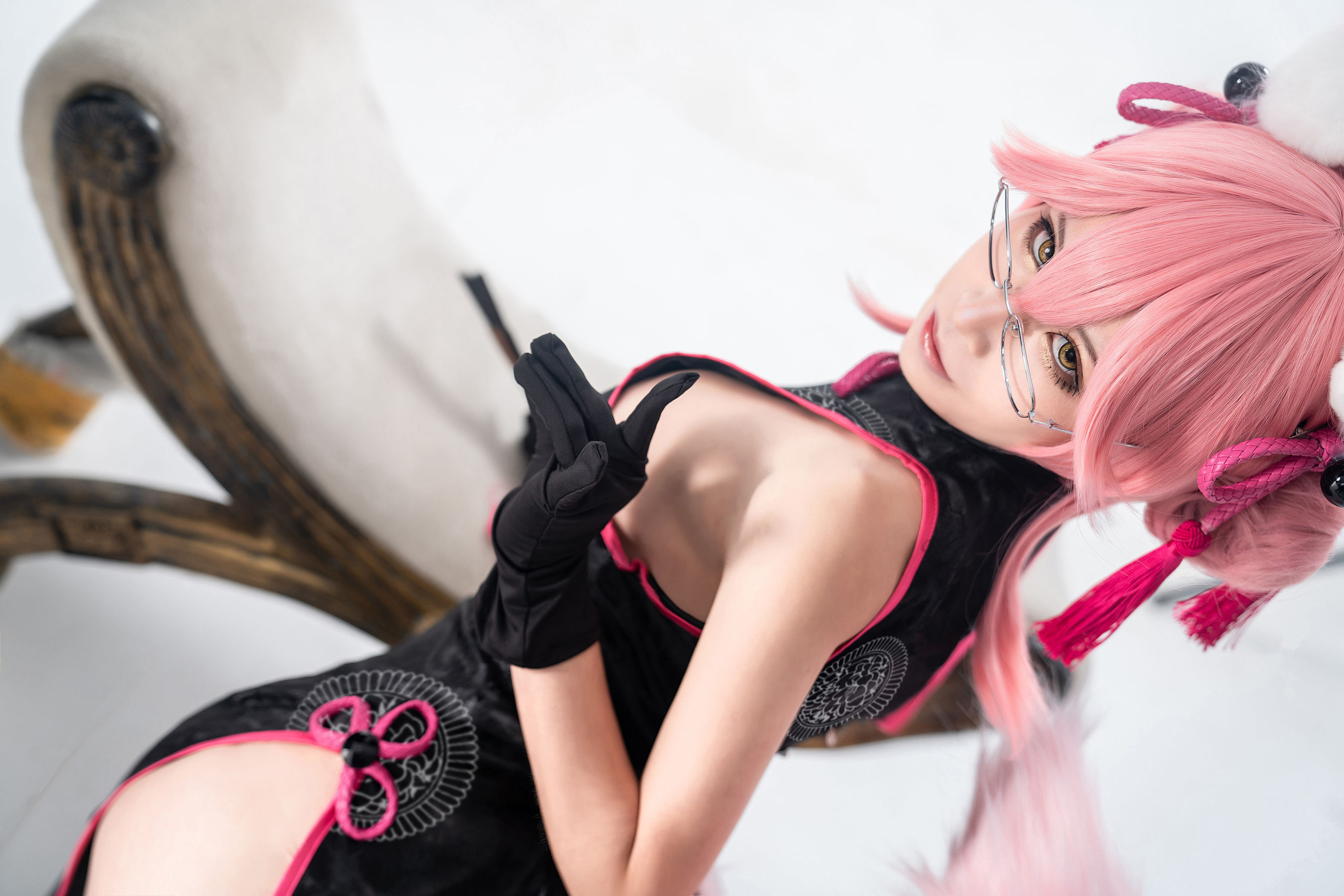 动漫博主爱老师_PhD – 玉藻前 旗袍 [16P]