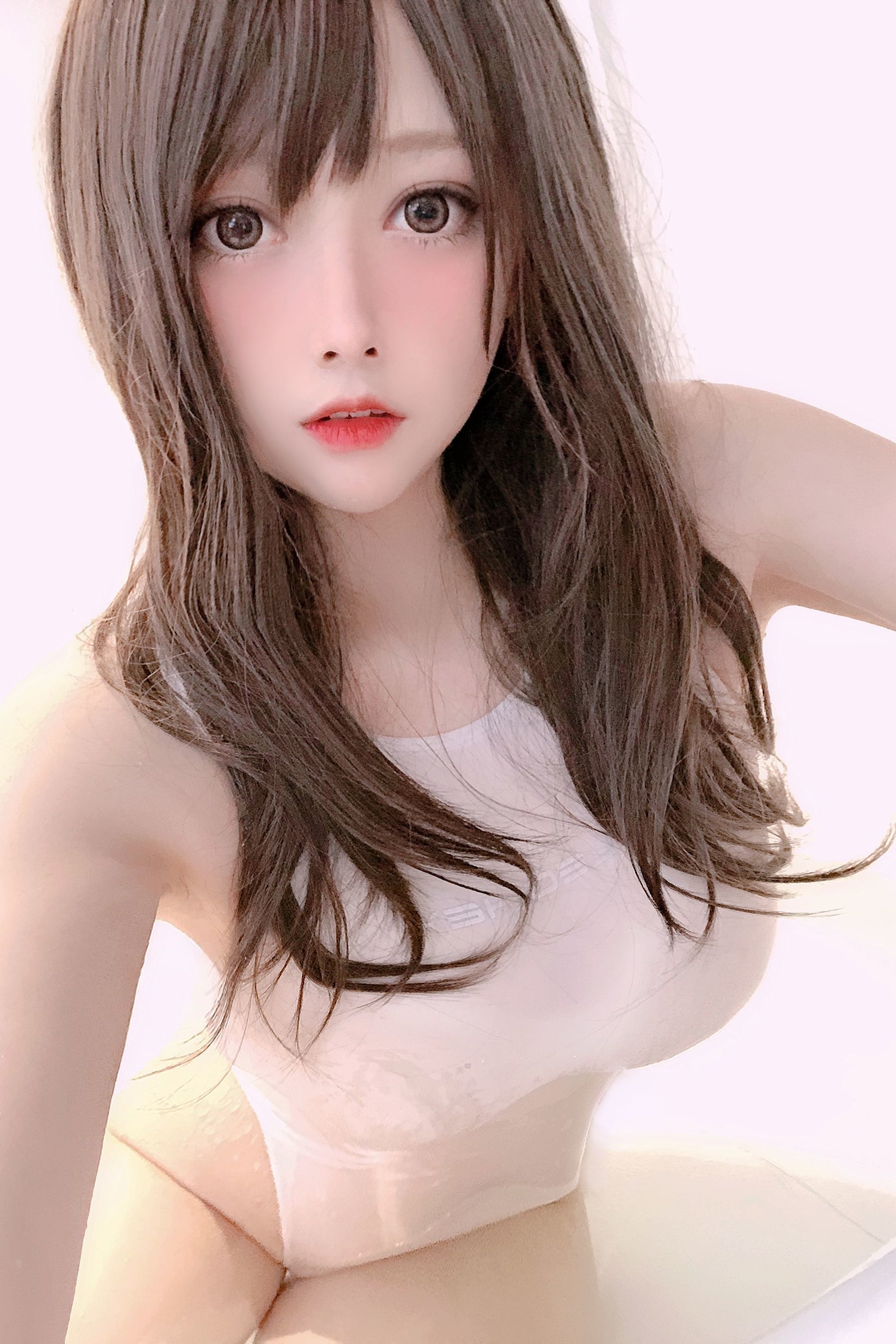 高颜值coser念念_D – 白色竞泳 [20P]