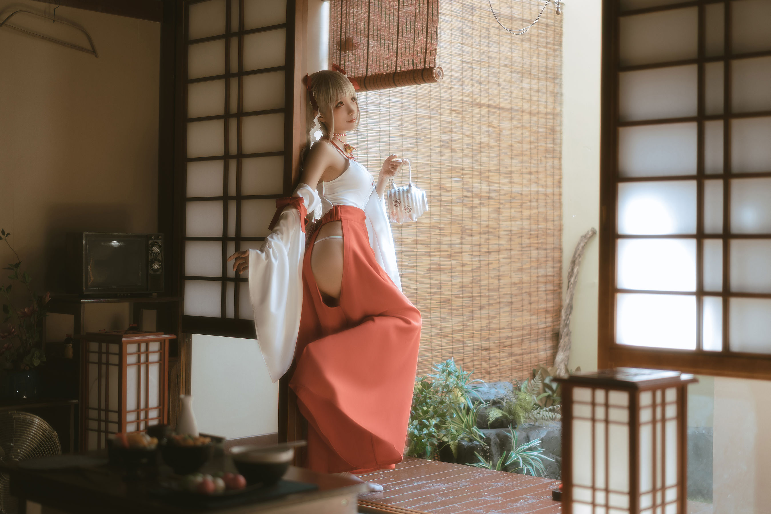 动漫博主蠢沫沫 – 可畏巫女 [55P]