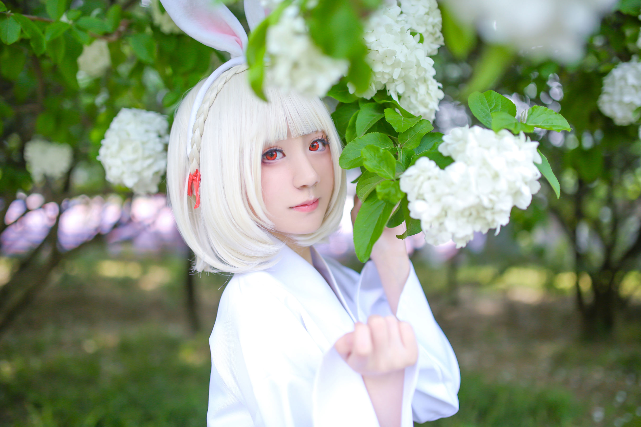 [Cosplay写真] 动漫博主弦音sic – 阴阳师 山兔 [9P]