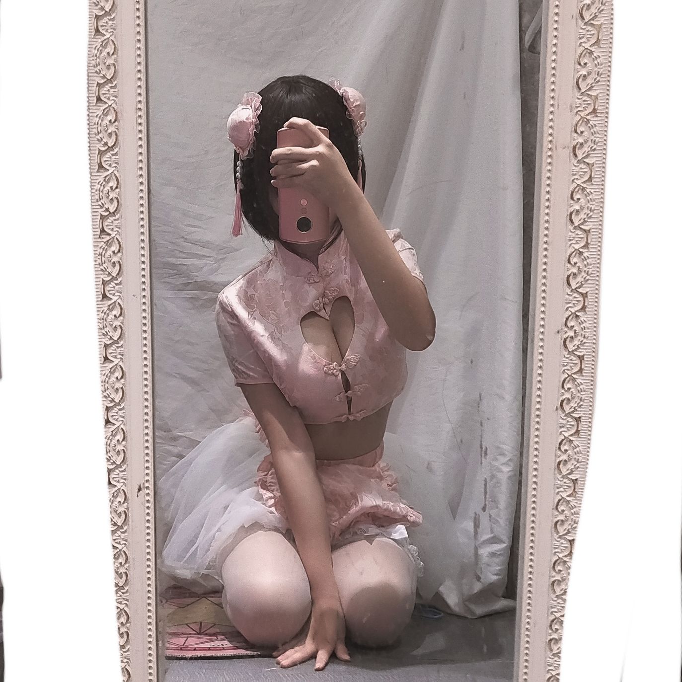 [Cosplay写真] 萌系小姐姐蜜汁猫裘 – 中华娘(自拍) [43P]