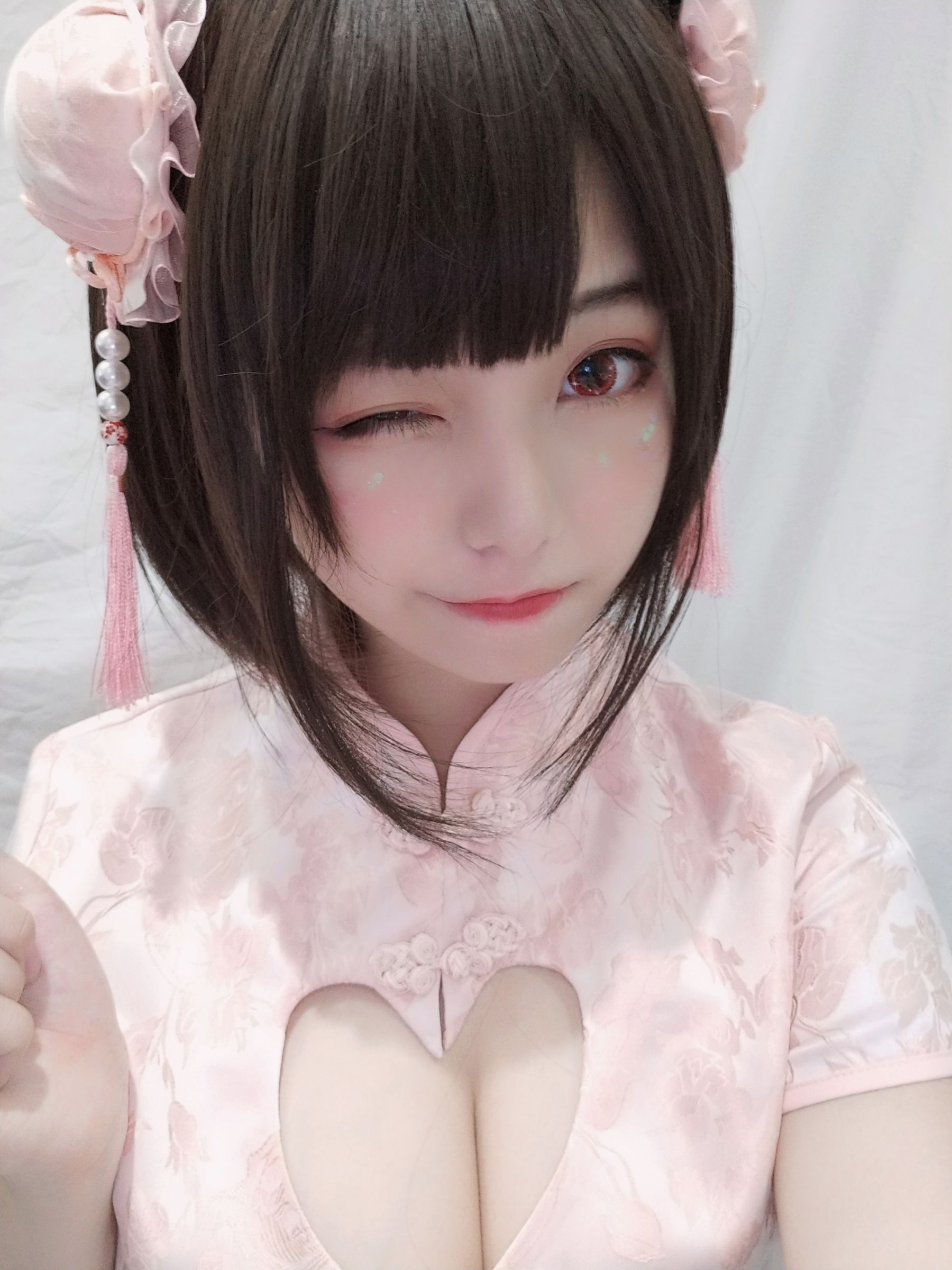 [Cosplay写真] 萌系小姐姐蜜汁猫裘 – 中华娘(自拍) [43P]