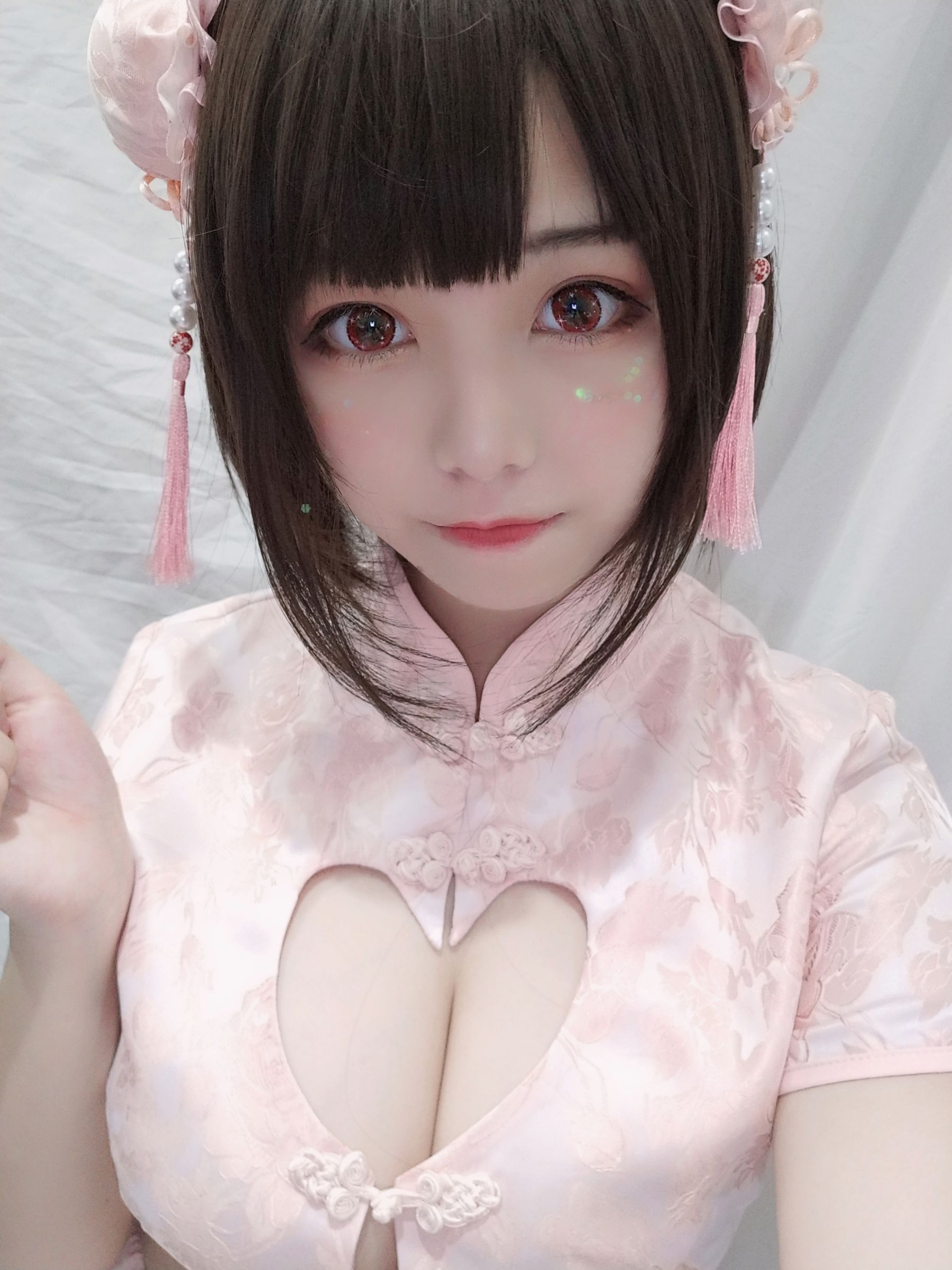 [Cosplay写真] 萌系小姐姐蜜汁猫裘 – 中华娘(自拍) [43P]