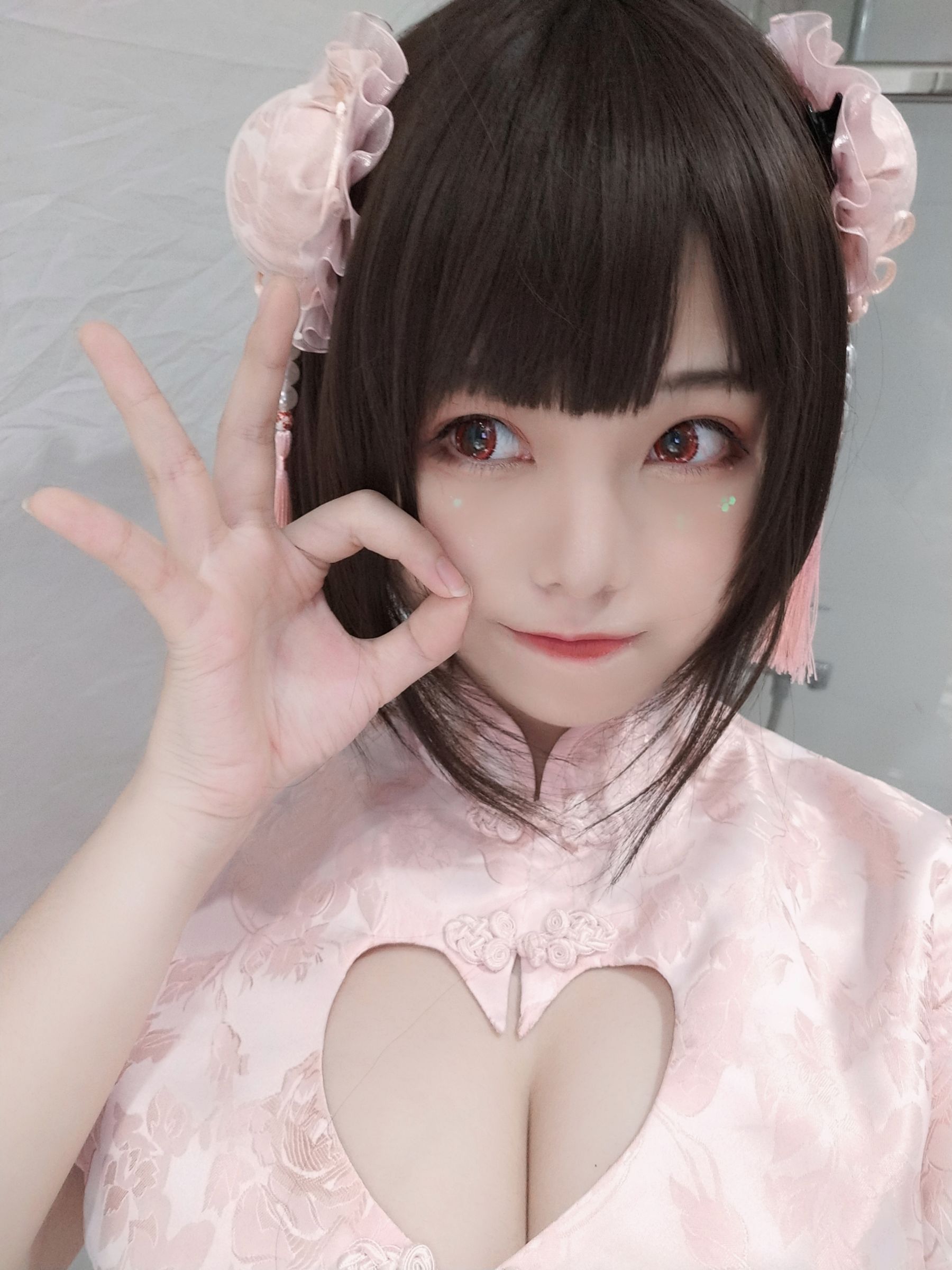 [Cosplay写真] 萌系小姐姐蜜汁猫裘 – 中华娘(自拍) [43P]