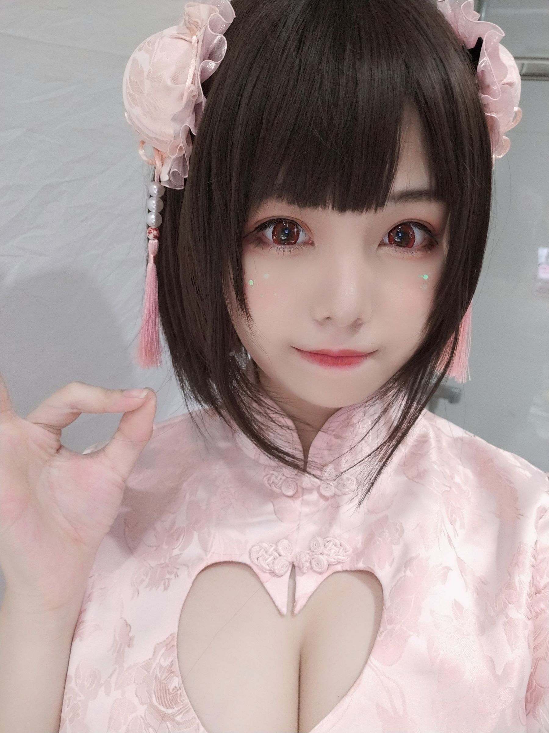 [Cosplay写真] 萌系小姐姐蜜汁猫裘 – 中华娘(自拍) [43P]