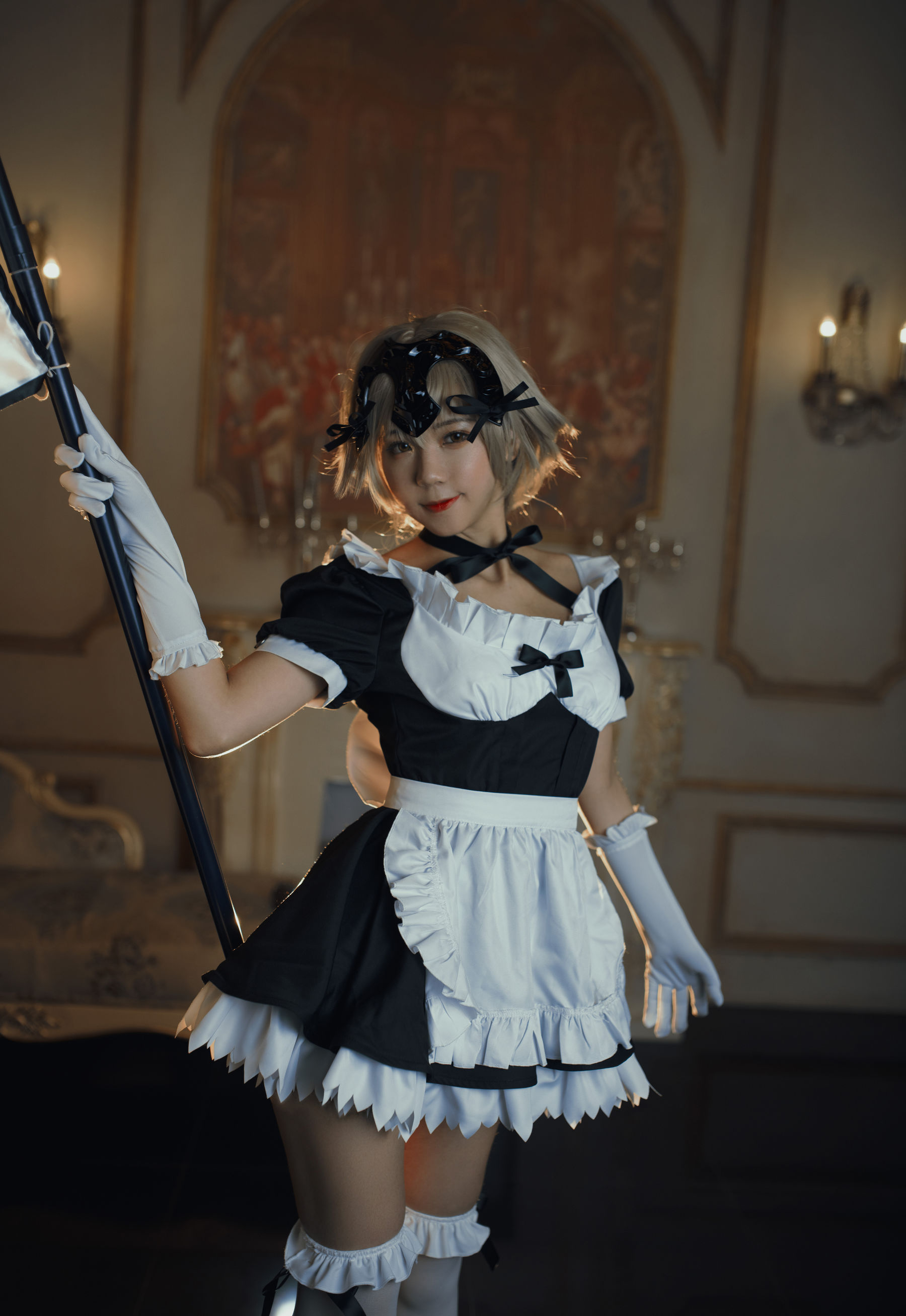 微博萌妹蓝小沂KiKi – 黑贞德女仆 [11P]